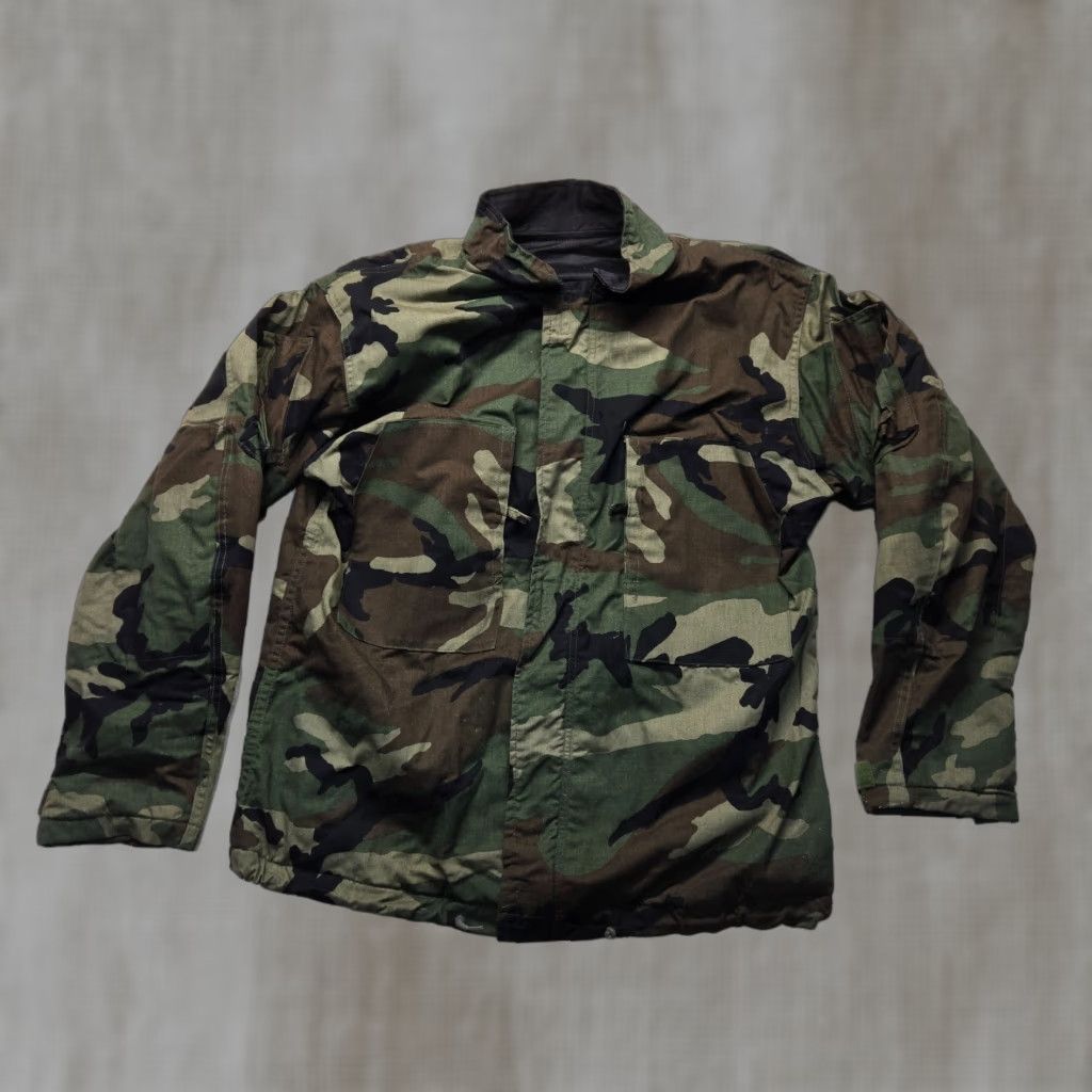 Vintage VINTAGE Jacket Camouflage Army Military M Medium Mens Jacket Size US M / EU 48-50 / 2 - 1 Thumbnail