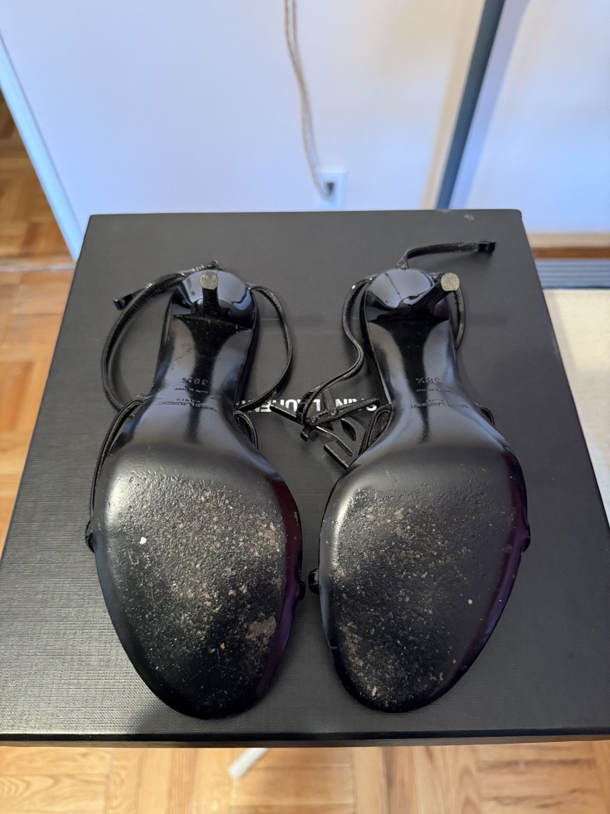 Saint Laurent Paris × Yves Saint Laurent YSL Cassandra 110 Sandals Size US 8.5 / IT 38.5 - 5 Thumbnail