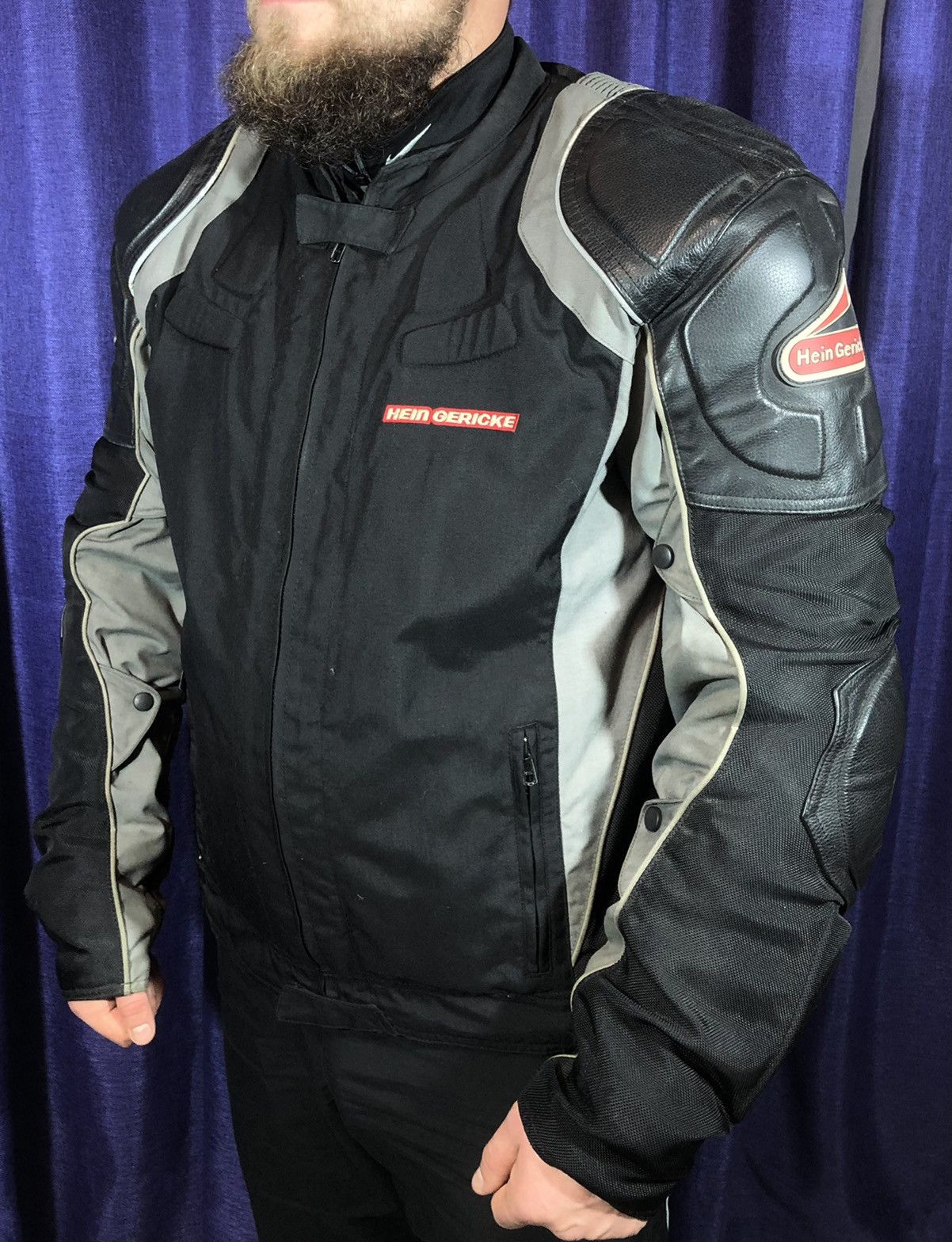 Harley Davidson × Hein Gericke × Honda Hain Gericke Motorcycle Moto Racing Jacket Size US XL / EU 56 / 4 - 2 Thumbnail