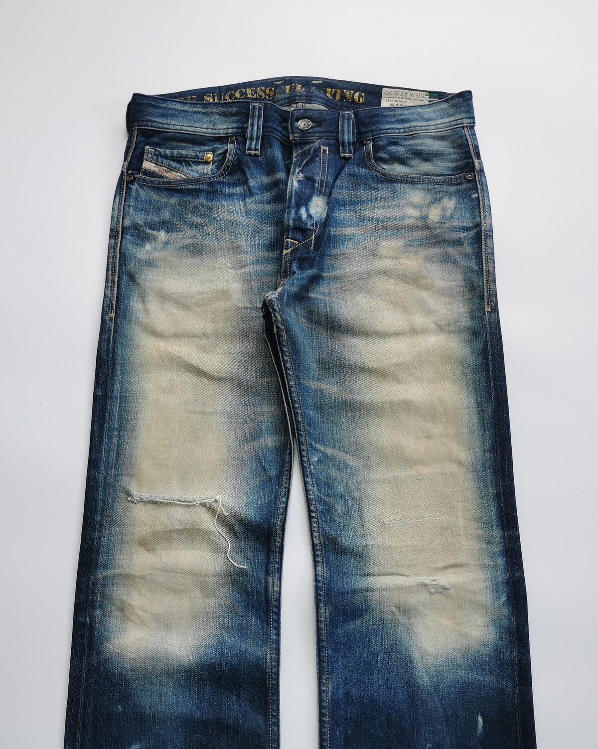 Diesel Black Gold Diesel Mudwash Safado Denim Jeans Size US 30 / EU 46 - 2 Thumbnail