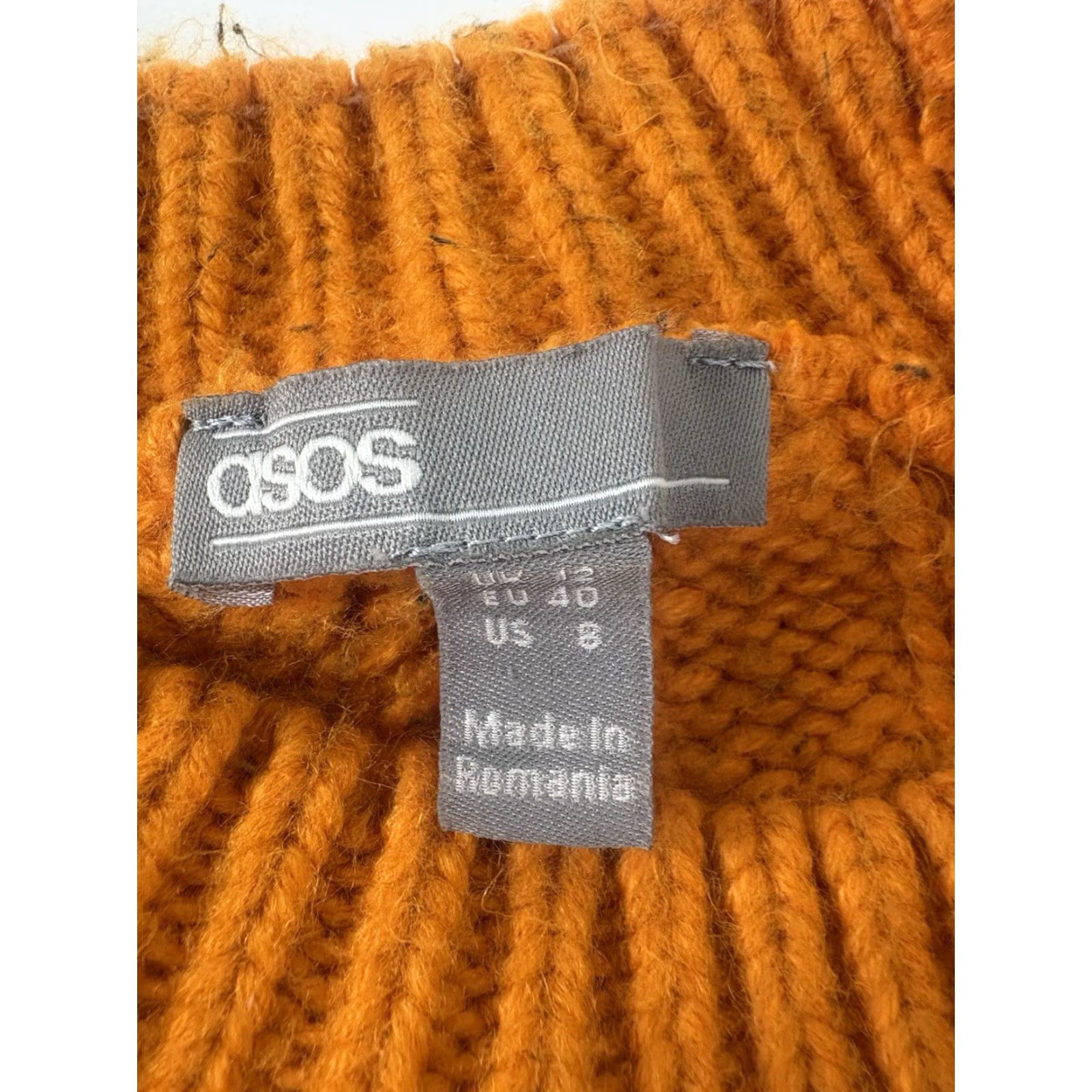 Asos ASOS Gold Chunky Knit Cropped Sweater Womens Size 8 Romania Size M / US 6-8 / IT 42-44 - 7 Thumbnail