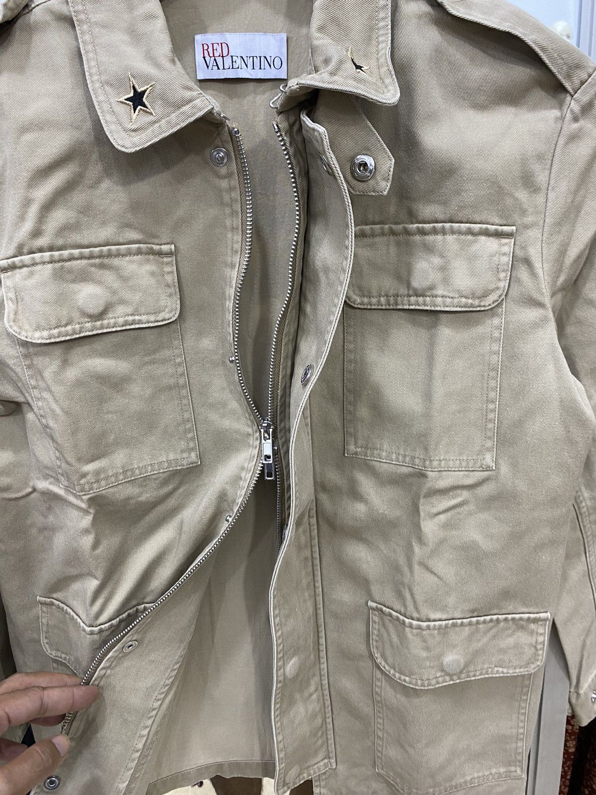 RED Valentino × Valentino RED Valentino military Jacket Size XS / US 0-2 / IT 36-38 - 6 Thumbnail