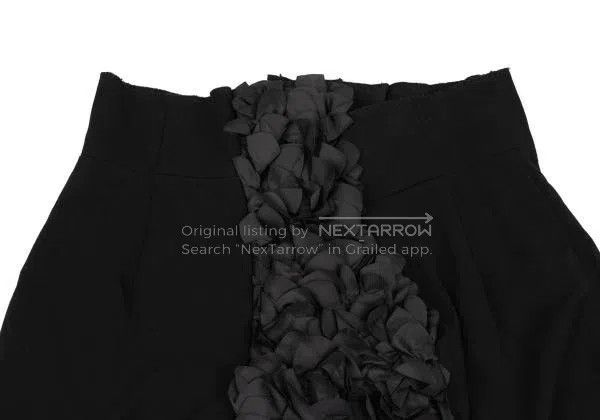 Comme des Garcons Comme Des Garcons size S Black Vintage Floral Short Skirt Size 23" - 4 Thumbnail