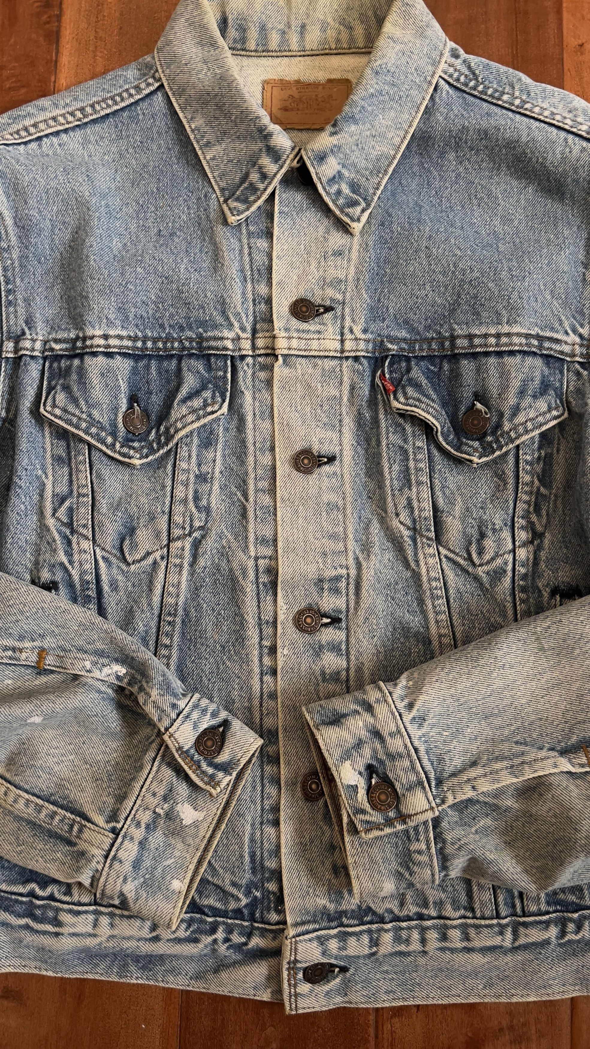 Levi's × Vintage Vintage Levis 80s Denim Jacket Size US XL / EU 56 / 4 - 3 Thumbnail