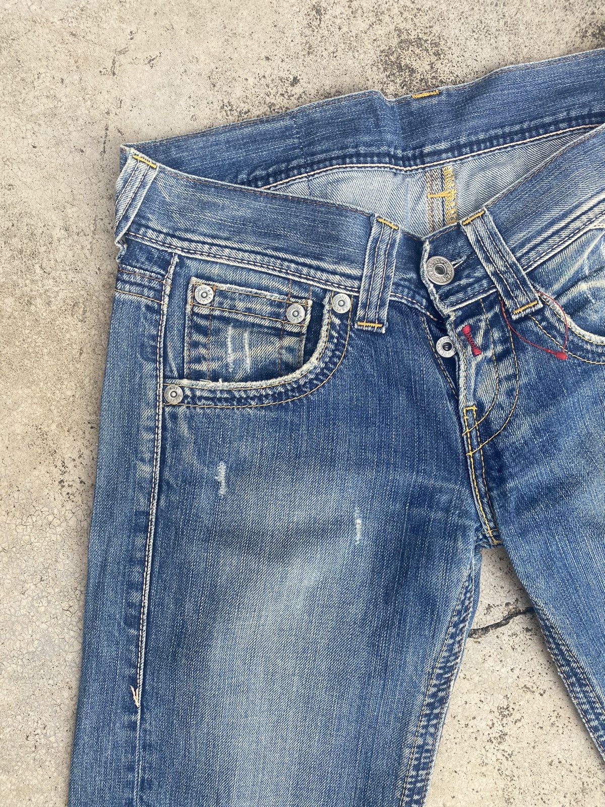 Designer × If Six Was Nine × Replay Flare Jeans Replay Faded High Rise Bootcut Size US 30 / EU 46 - 8 Thumbnail