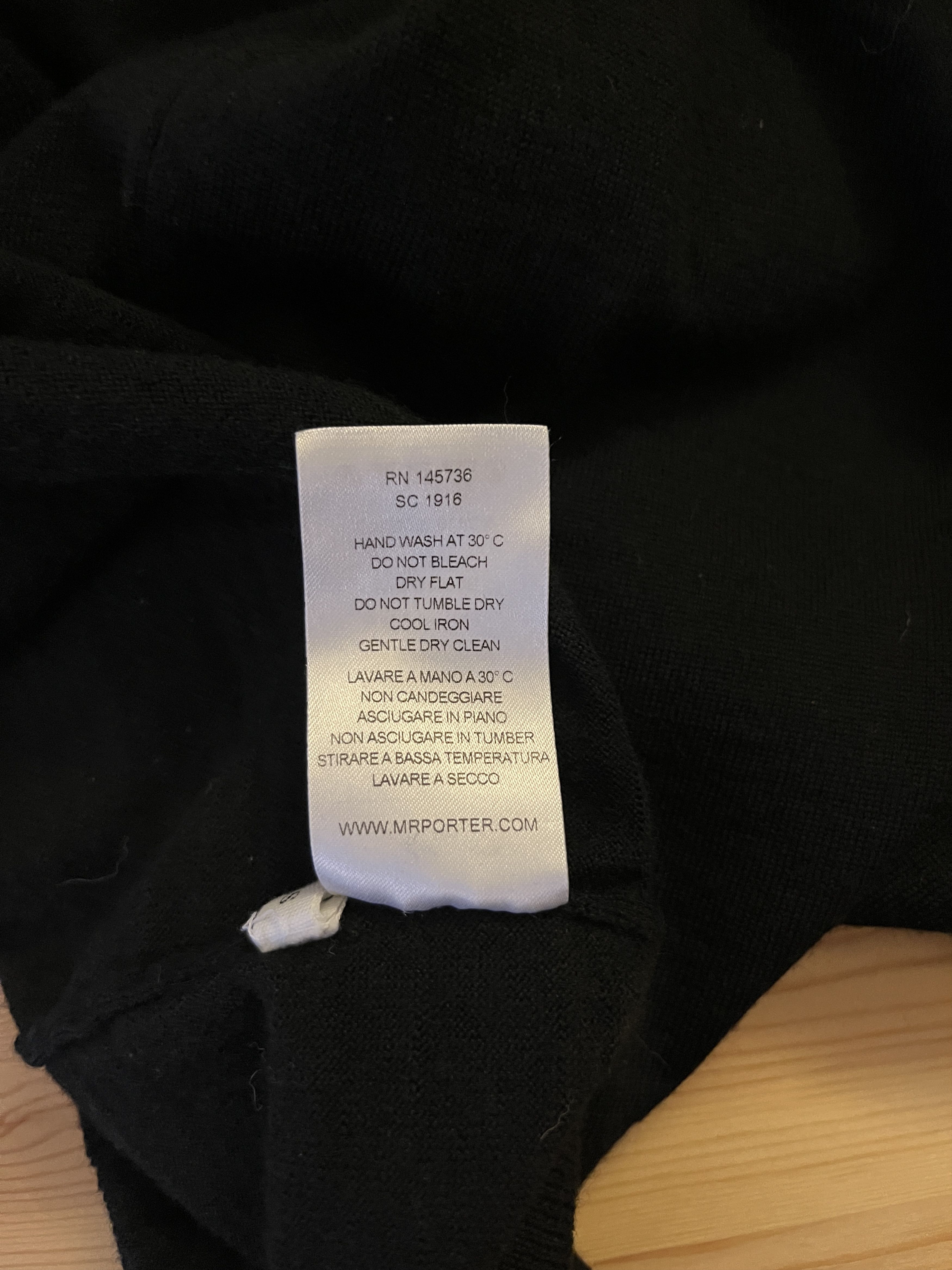 Mr P. Mr. P. Merino Wool polo shirt, XS Size US XS / EU 42 / 0 - 5 Thumbnail
