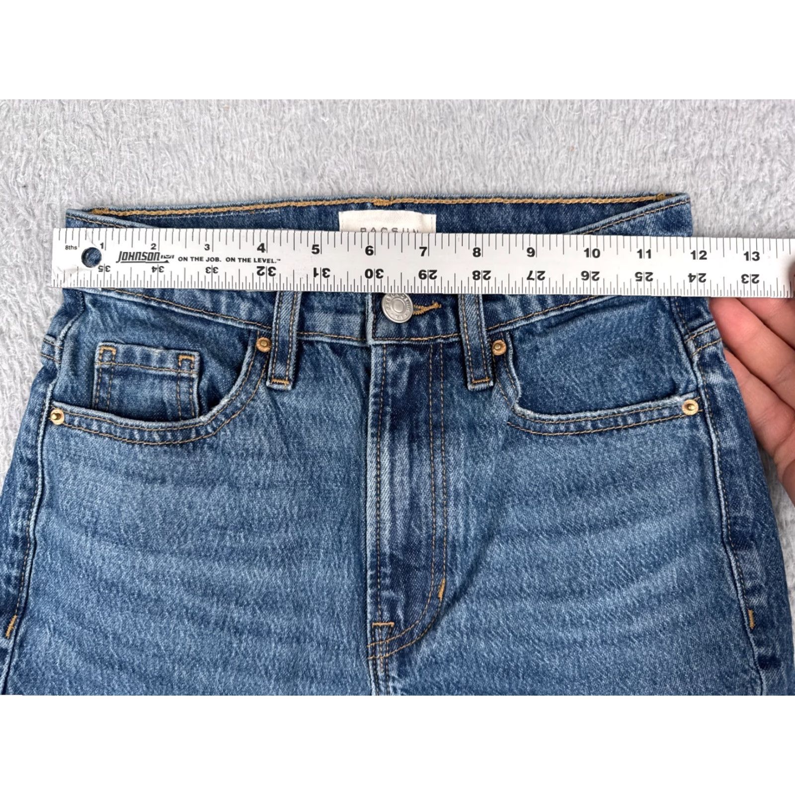 Pacsun Pacsun Womens Jeans 24 Blue Denim High Rise Bootcut Stretch Cotton Blend 30in Inseam Regular Fit Size 42" / US 20 - 5 Thumbnail