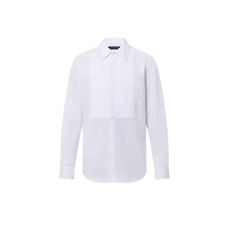 Louis Vuitton Bib Front Cotton Evening Shirt - 41 3L Size 42S - 1 Thumbnail