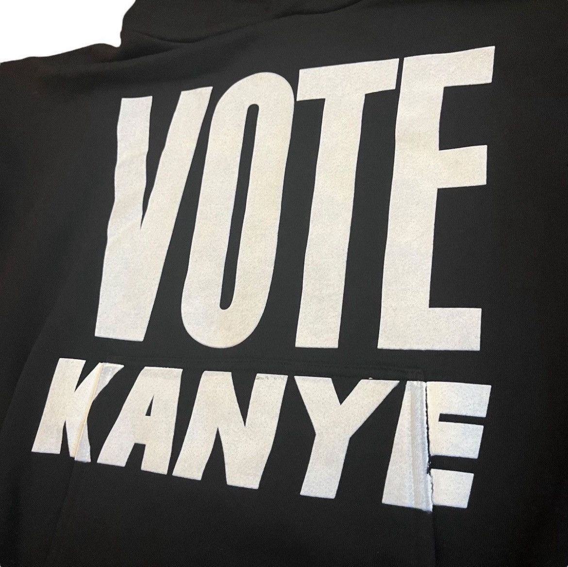 Kanye West × Los Angeles Apparel DEADSTOCK Kanye 2020 Vision Vote Kanye Hoodie Size US L / EU 52-54 / 3 - 4 Thumbnail