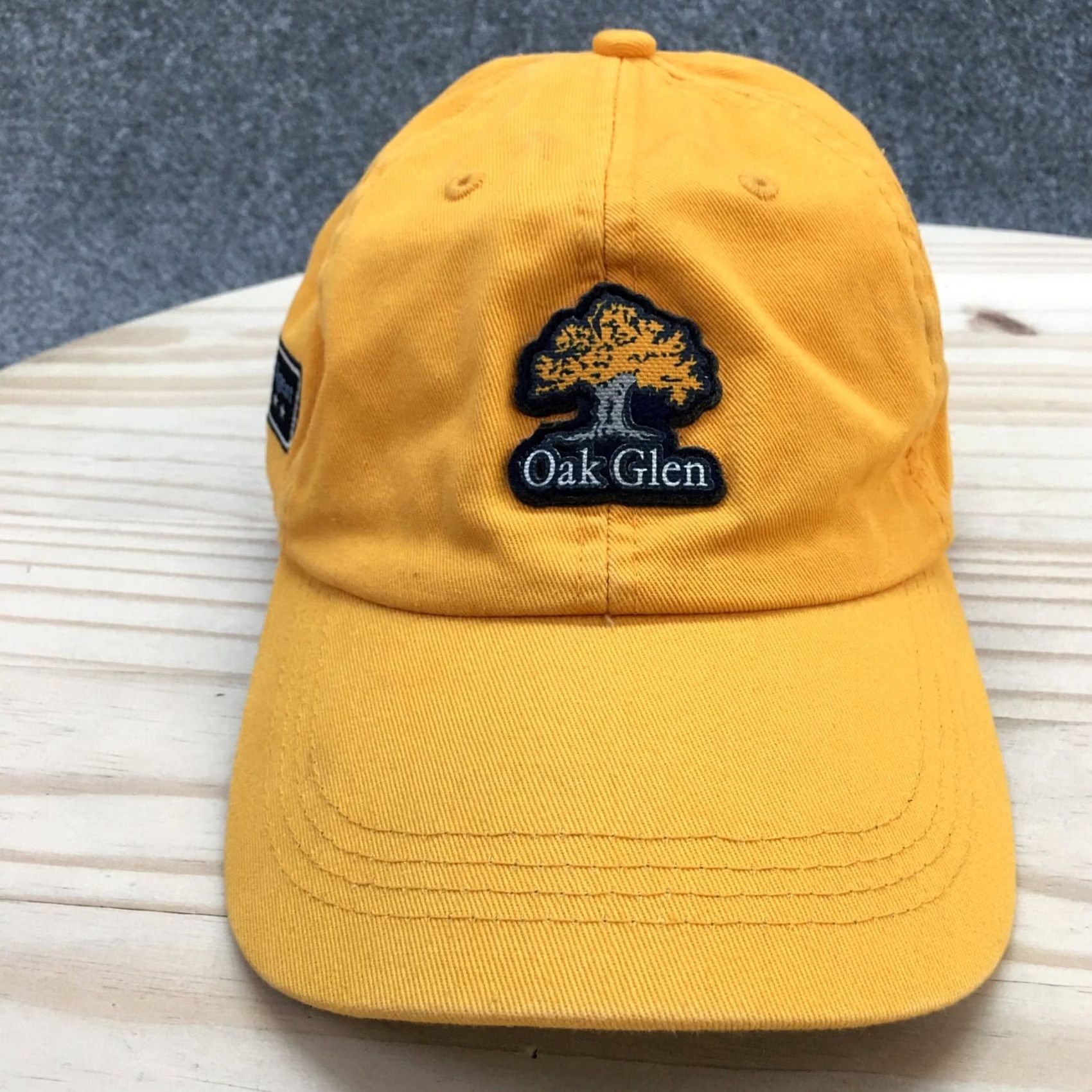 Vintage Ahead Oak Glen Baseball Cap Hat Extreme Fit One Size Yellow Embroidered Mens Size ONE SIZE - 2 Thumbnail