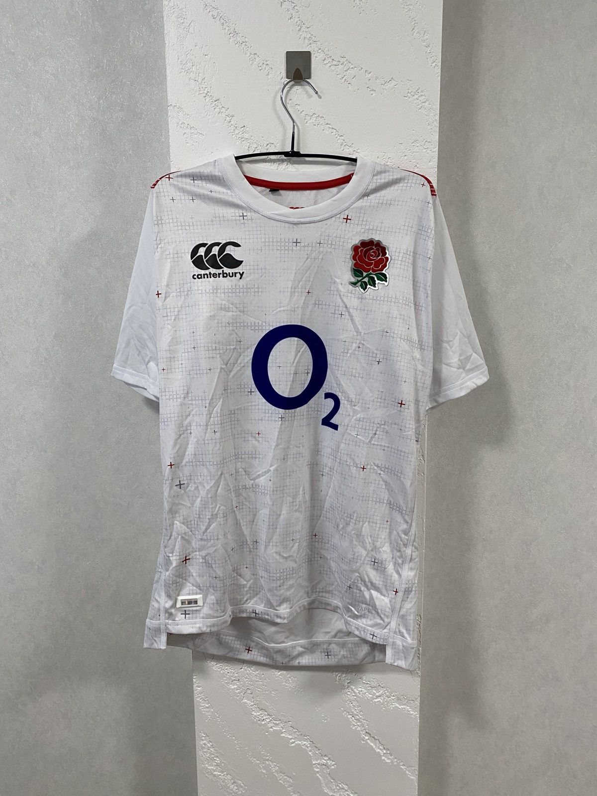 Canterbury of New Zealand Canterbury Men's England 19/20 Vapodri Home Pro Rugby Jersey Size US M / EU 48-50 / 2 - 1 Thumbnail