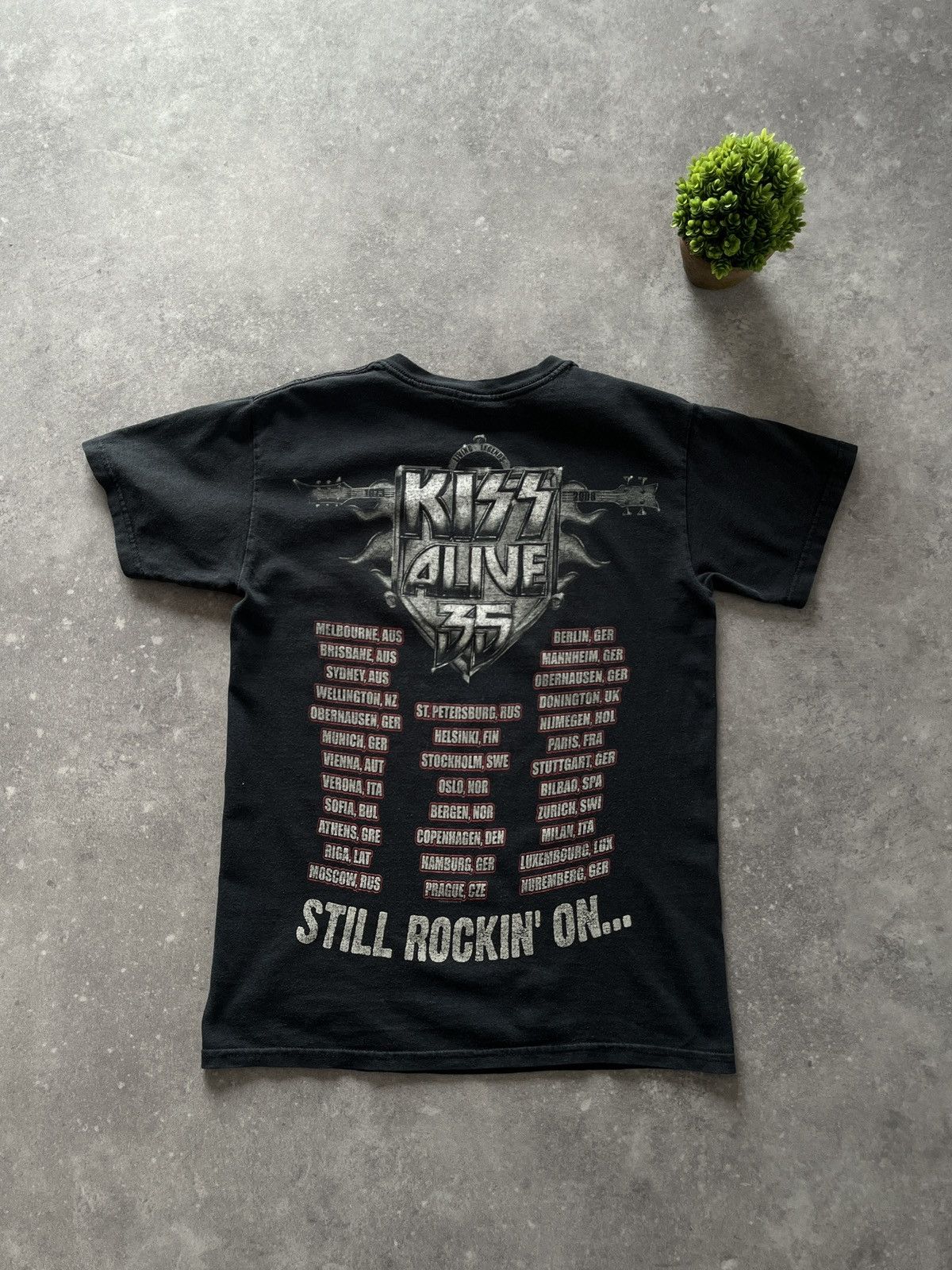 KISS Vintage Kiss 2008 Alive 35 T-Shirt Rock Metal Band Usa UK Size US S / EU 44-46 / 1 - 2 Thumbnail
