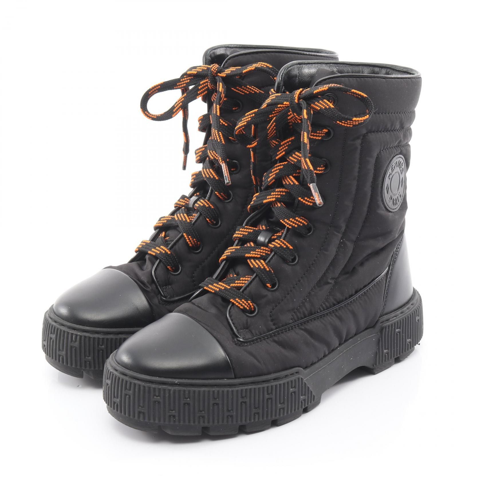 Hermes Hermes Hermes Fresh Short Boots Textile Shoes DUTY FREE for USA Size ONE SIZE - 1 Thumbnail