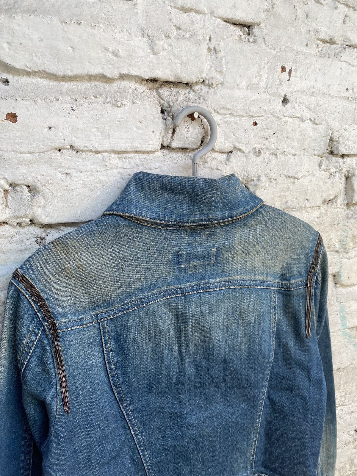 Diesel Y2K DIESEL DENIM JACKET DISTRESSED Size US S / EU 44-46 / 1 - 7 Thumbnail