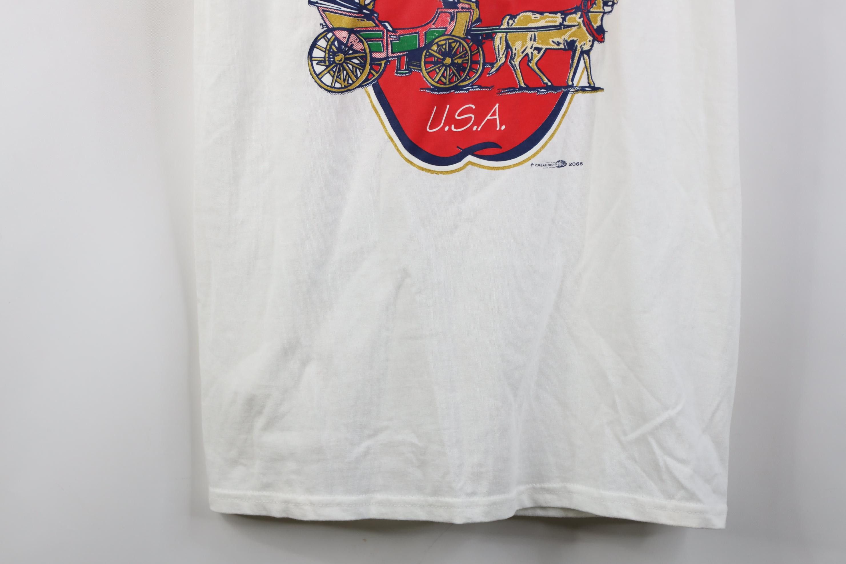 Vintage Vintage 90s Streetwear New York The Big Apple T-Shirt White Size US S / EU 44-46 / 1 - 3 Thumbnail