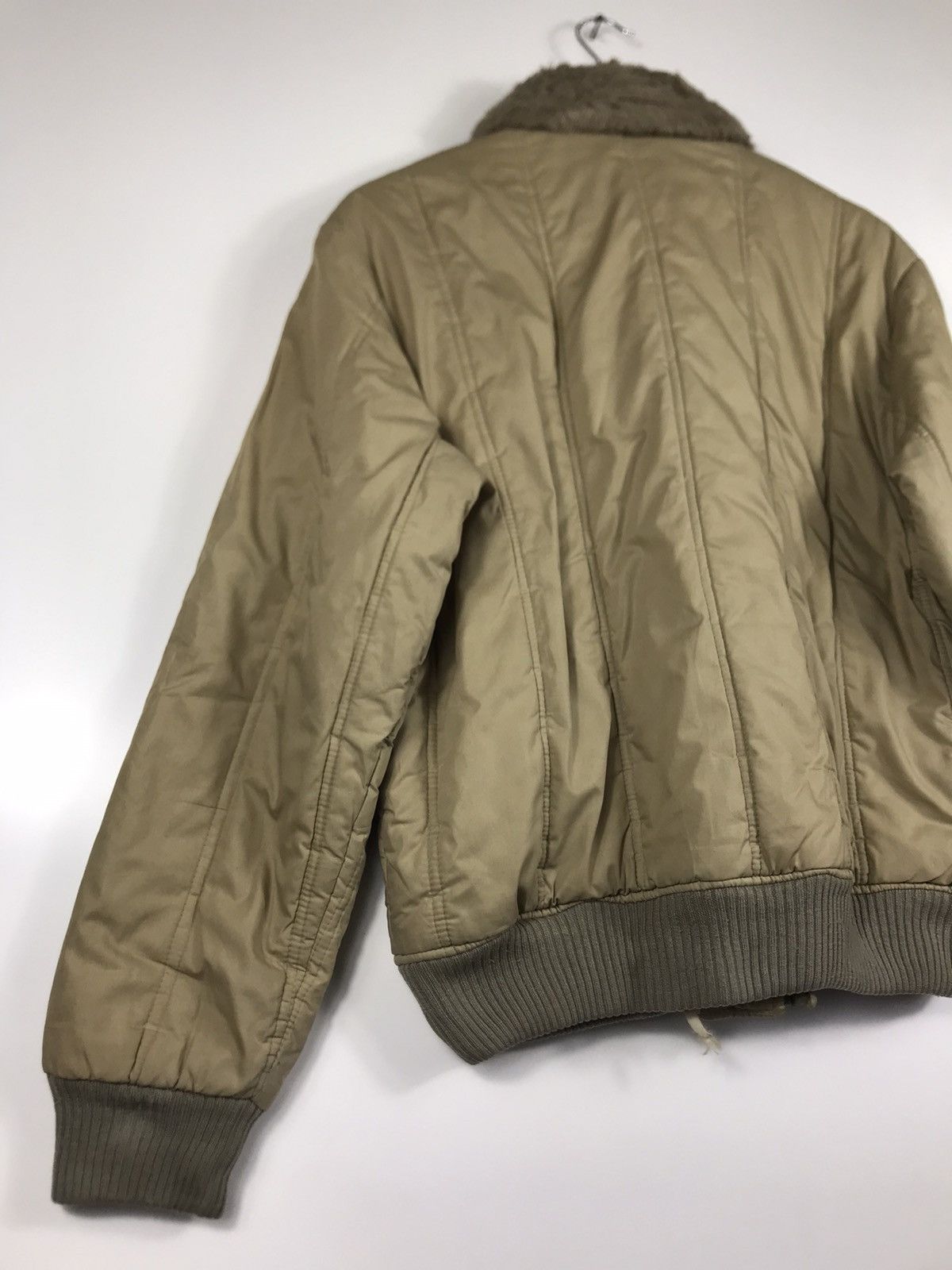 Japanese Brand ⚡️Vintage Fur Collar Bomber Jacket Size US L / EU 52-54 / 3 - 14 Thumbnail