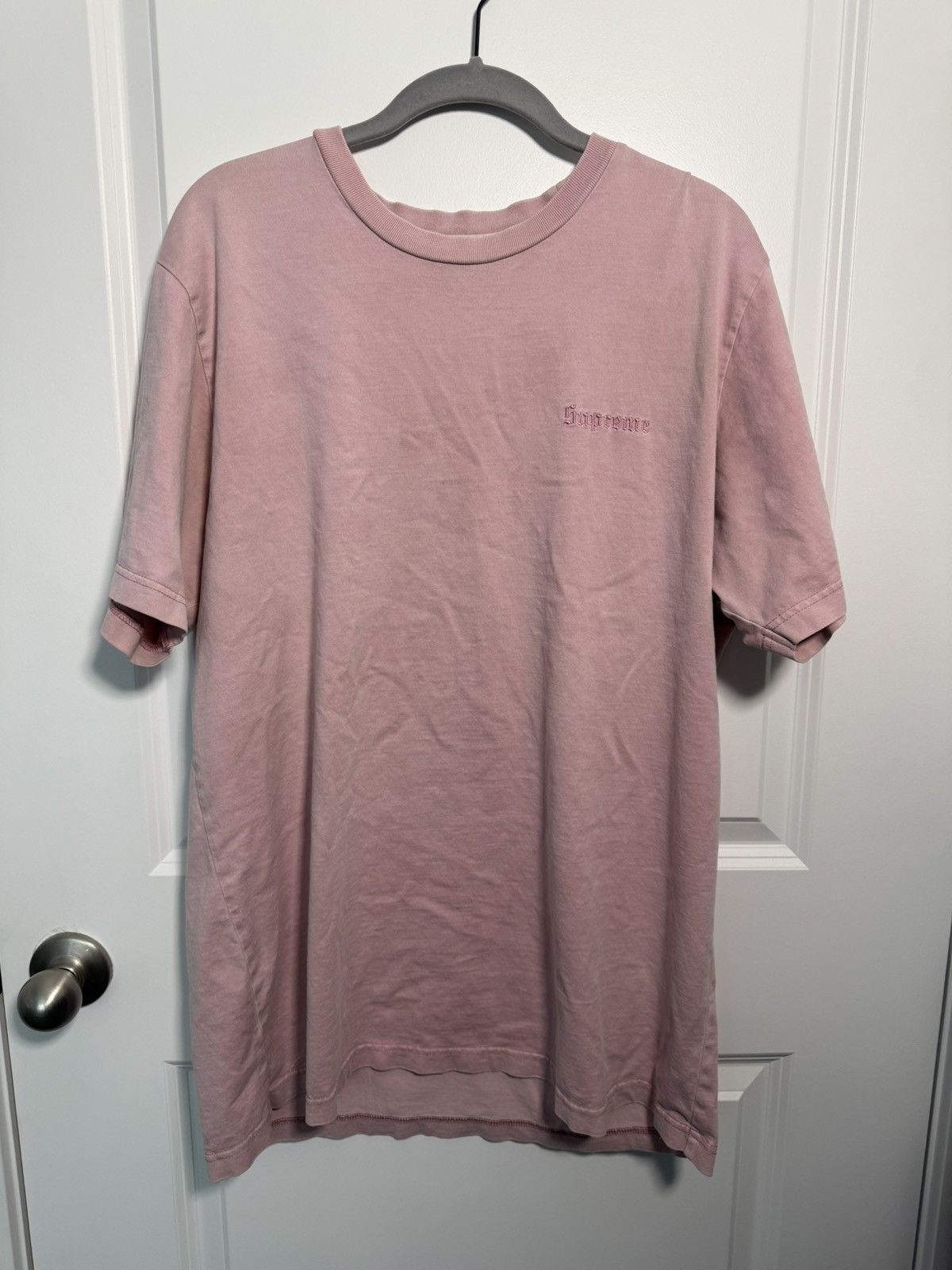 Supreme Supreme Overdyed Tee Pink XL Size US XL / EU 56 / 4 - 1 Thumbnail