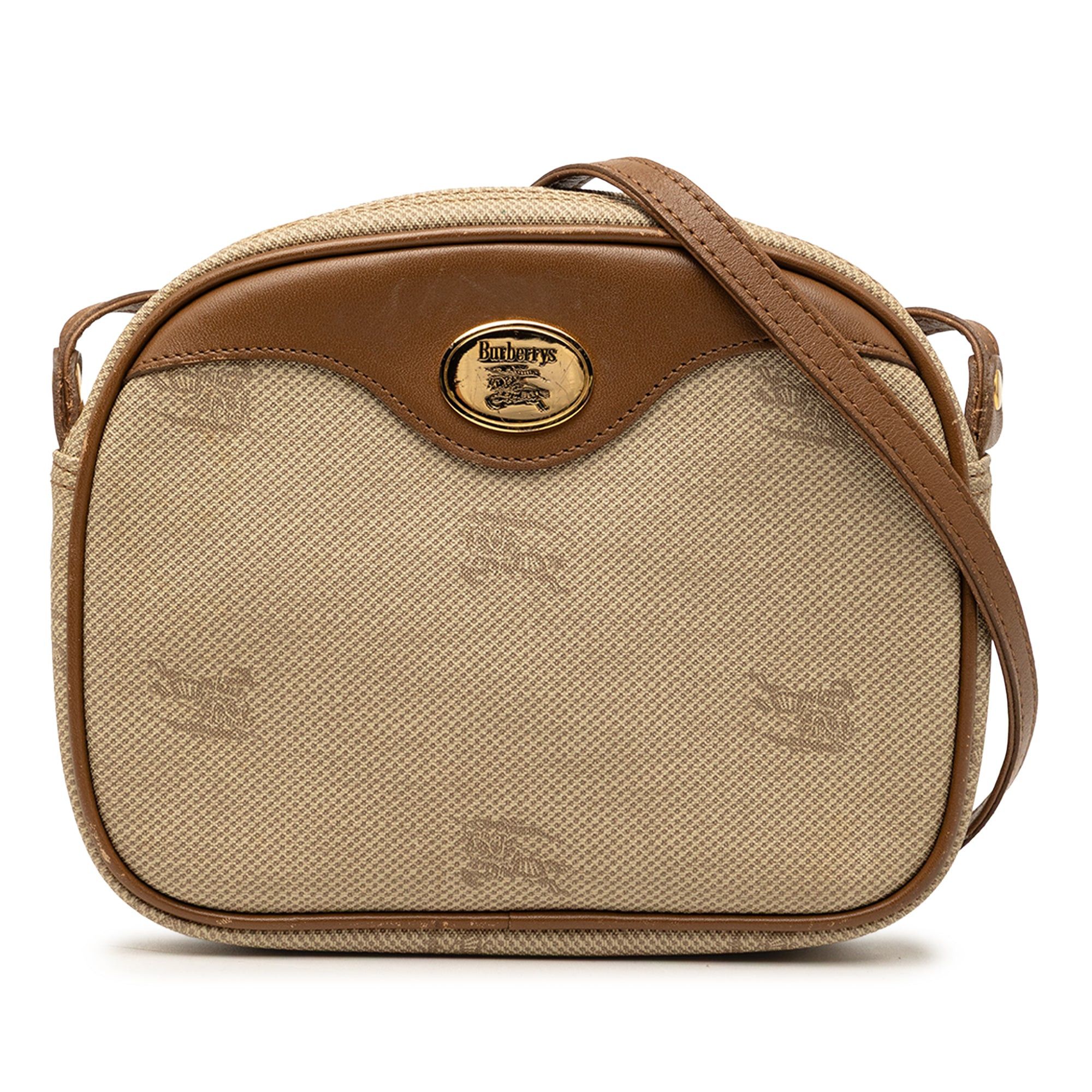 Burberry Coated Canvas Logo Crossbody Size ONE SIZE - 1 Thumbnail