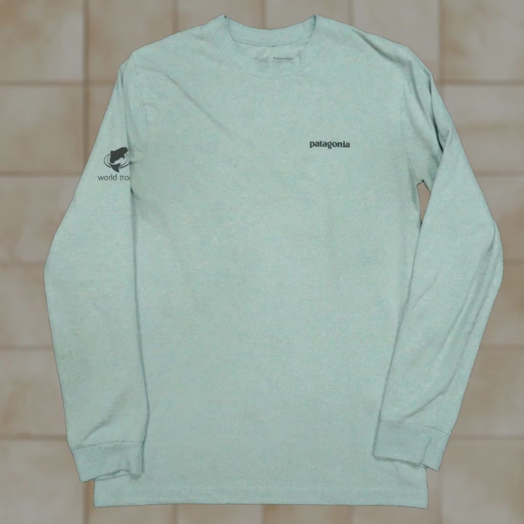Patagonia Patagonia Shirt Mens XS Blue Long Sleeve Tarpon World Trout Megalops Atlanticus Crew Neck Size US XS / EU 42 / 0 - 1 Thumbnail