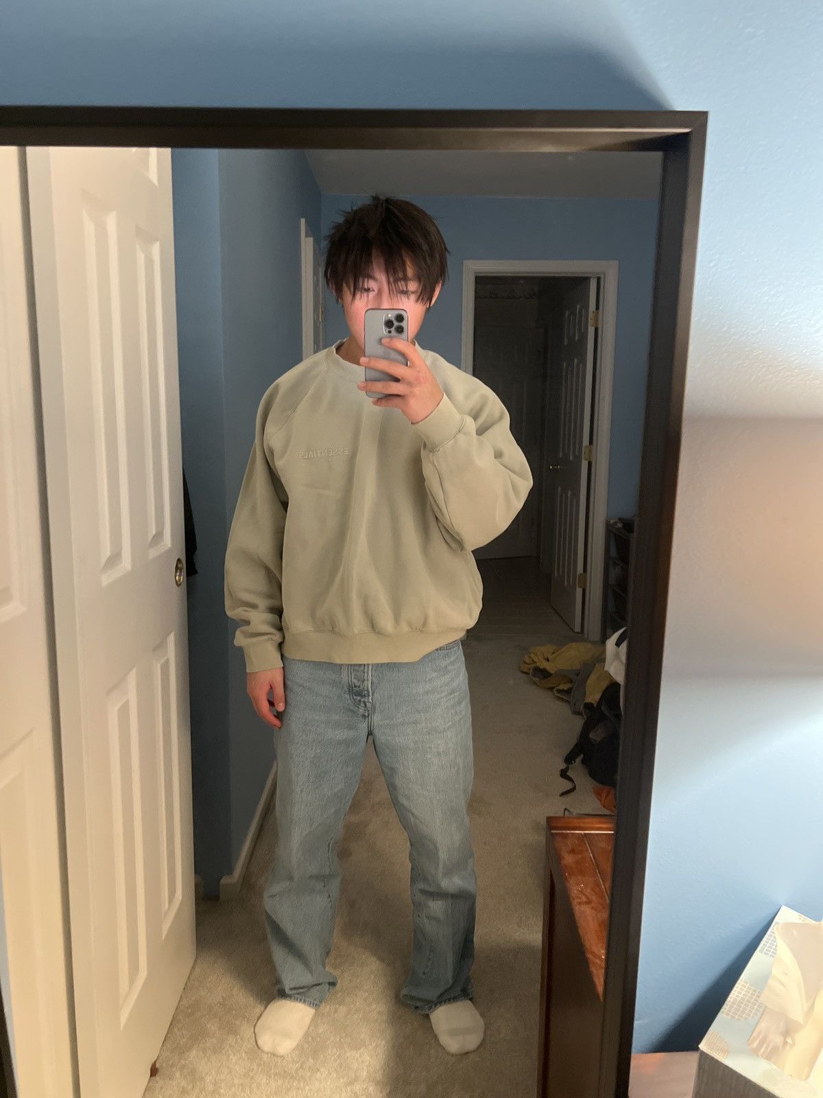 Essentials × Fear of God fear of god x essentials crewneck Size US L / EU 52-54 / 3 - 4 Thumbnail
