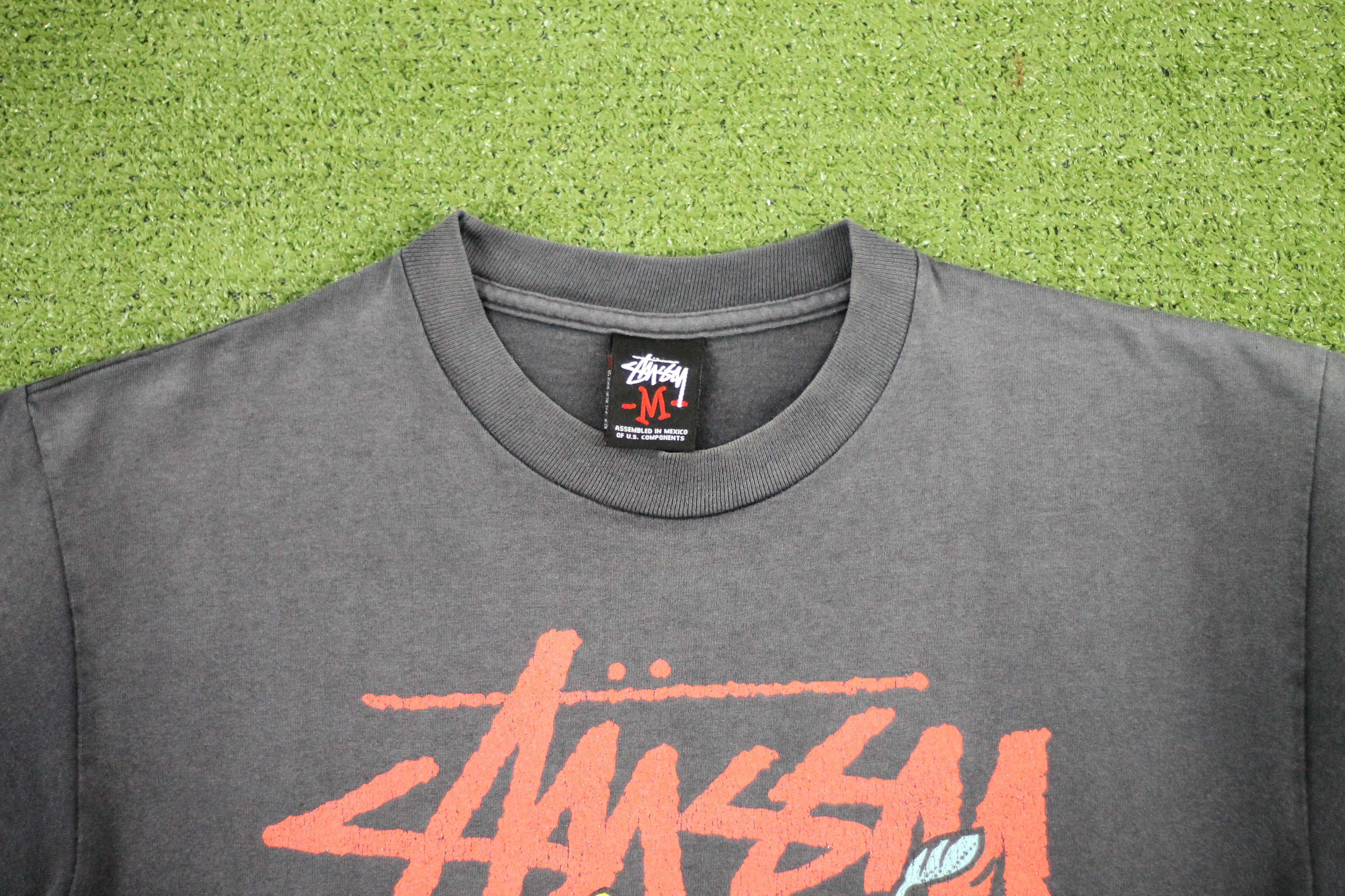 Stussy × Vintage Vintage Faded STUSSY Hard Ox Open Tough Locks Shirt. Size US M / EU 48-50 / 2 - 4 Thumbnail