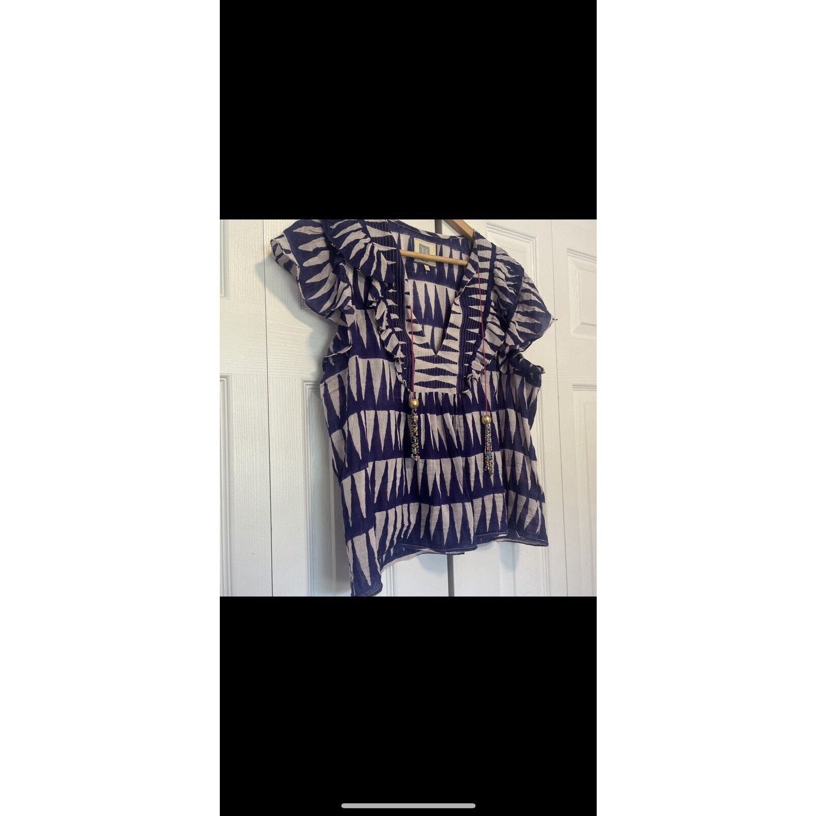 Bell Alicia Bell Kiara Top Aztec Flutter Blue Purple White Large Size L / US 10 / IT 46 - 6 Thumbnail