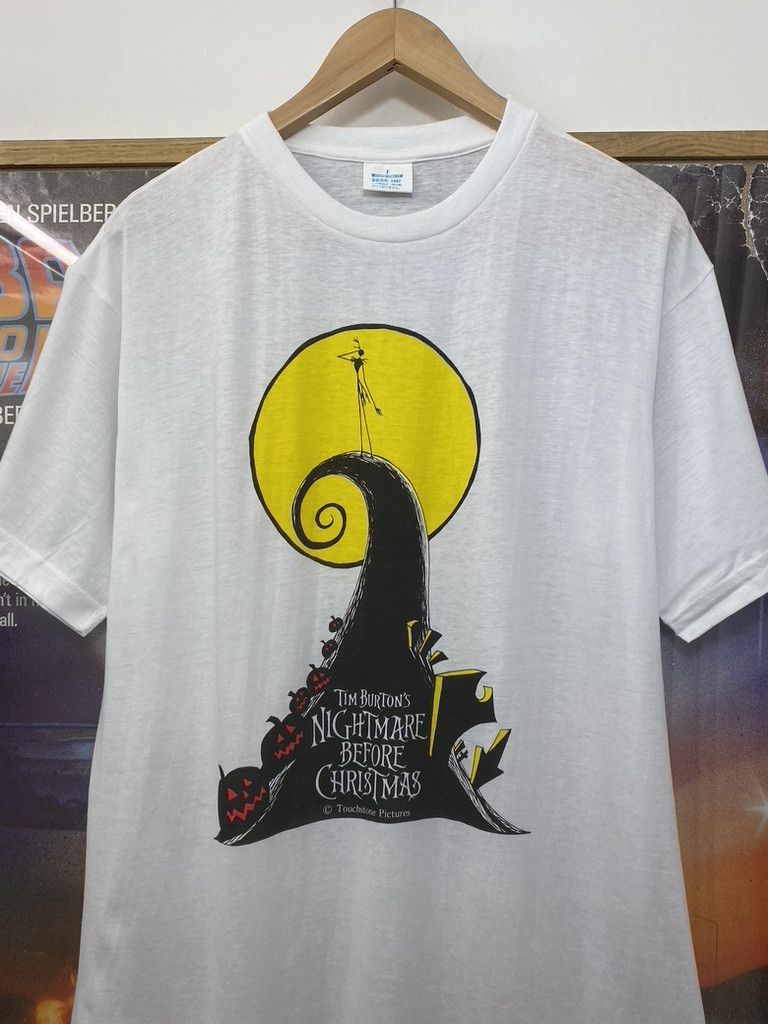 Vintage 1997 Vintage The Nightmare Before Christmas Movie Promo Tee Size US L / EU 52-54 / 3 - 5 Thumbnail