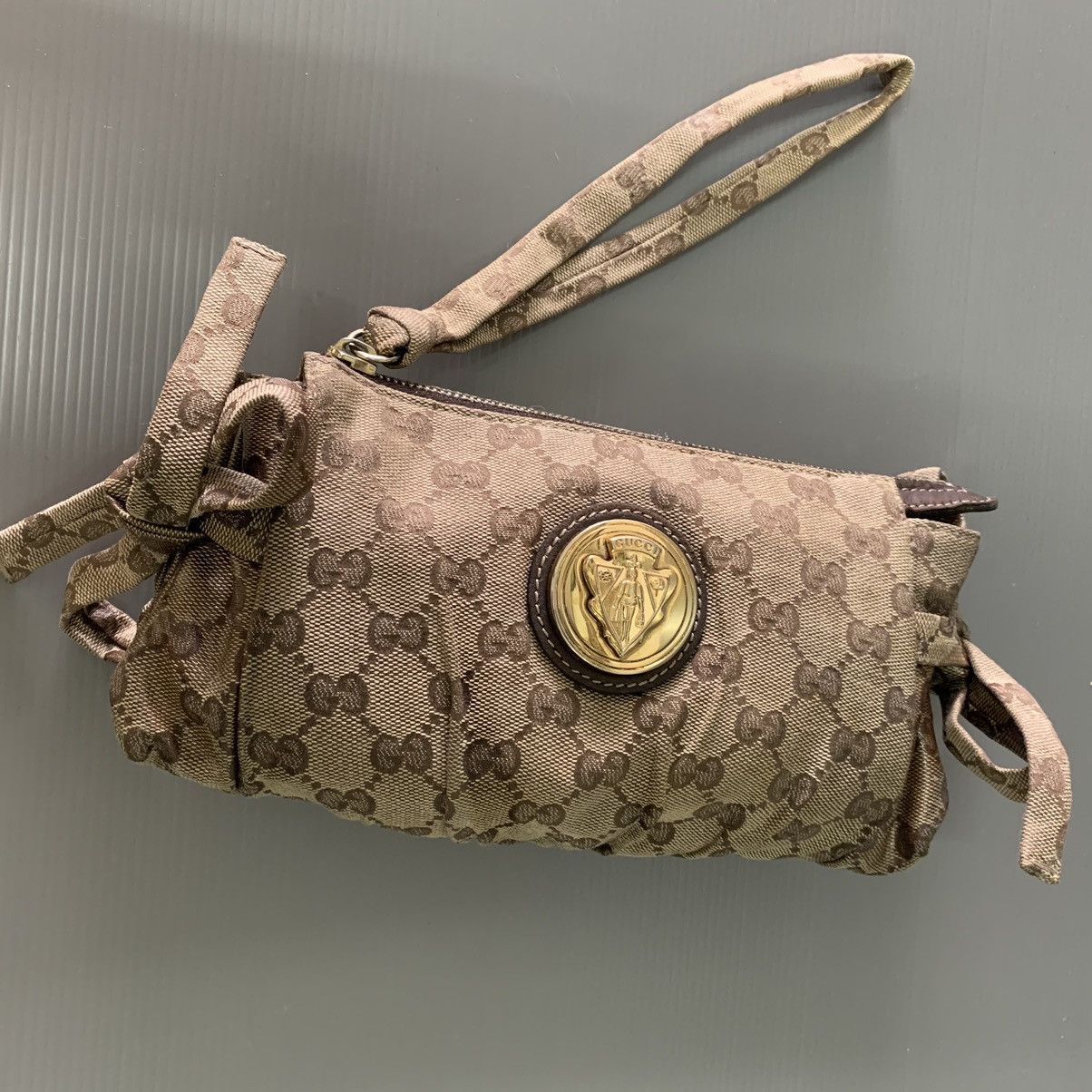 Gucci Gucci Monogram Clutch Bag Size ONE SIZE - 10 Thumbnail