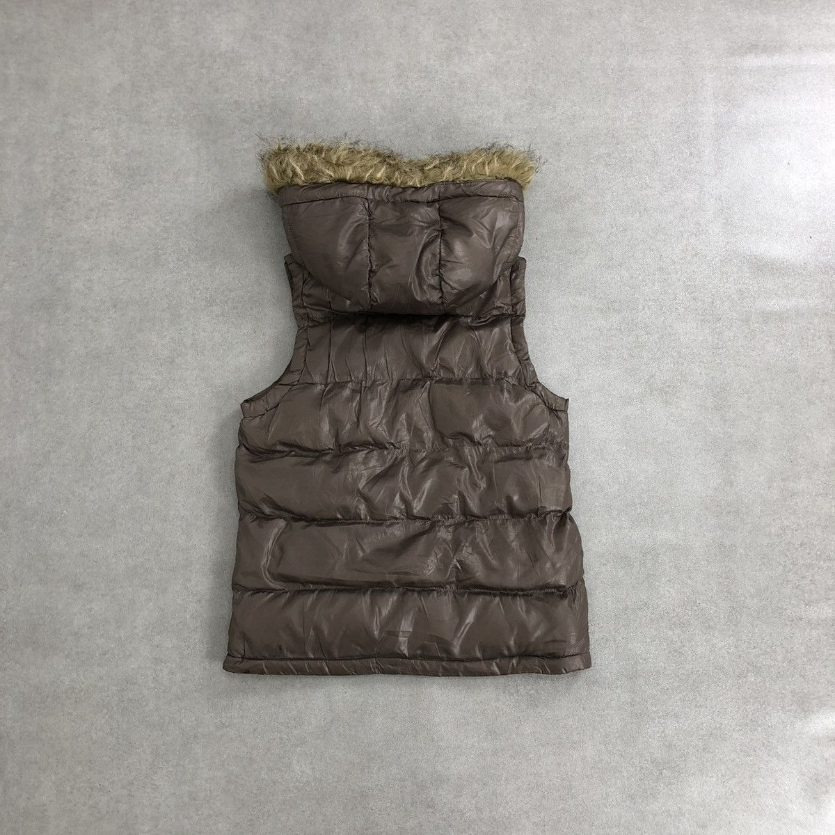 If Six Was Nine 2000s Cinema Gothic Lgb Goa Punk Style Down Jacket Fur Vest Size US S / EU 44-46 / 1 - 14 Thumbnail