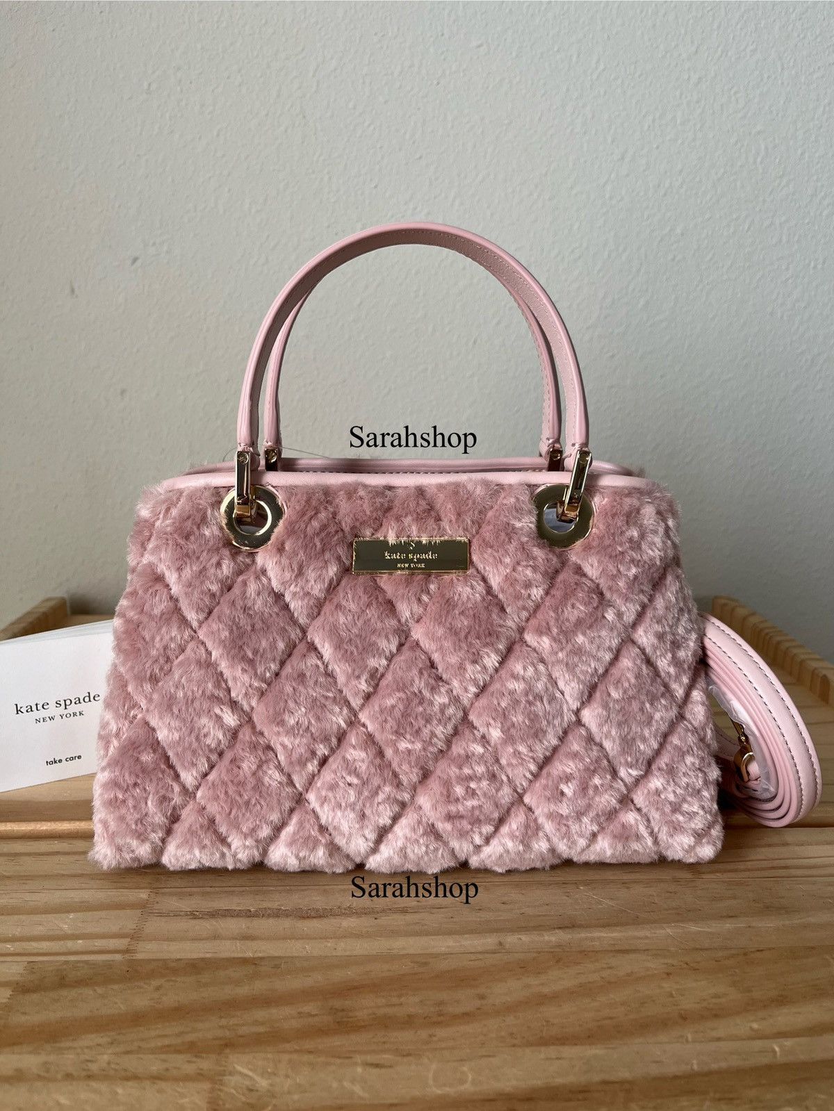 Kate Spade Kate Spade Carey Faux Fur Small Sullivan Satchel Size ONE SIZE - 1 Thumbnail