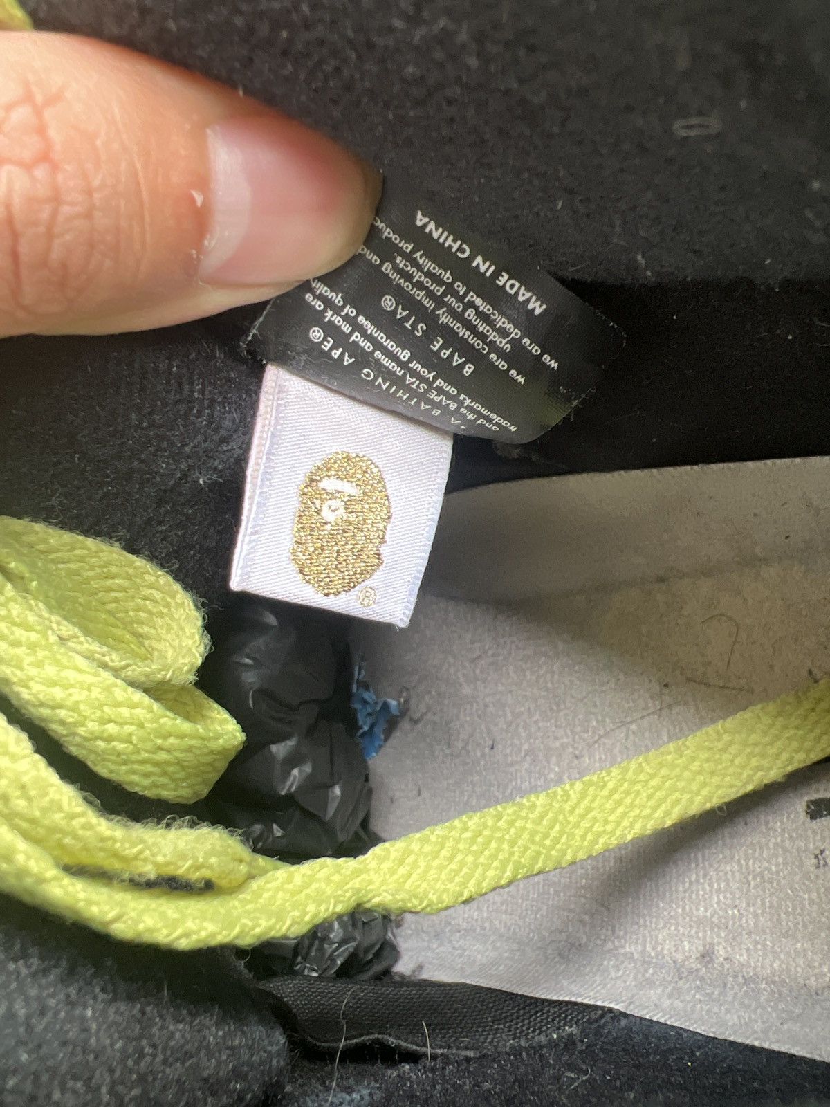 Bape Bape Cloud Sta High Black Green Size US 8.5 / EU 41-42 - 7 Thumbnail