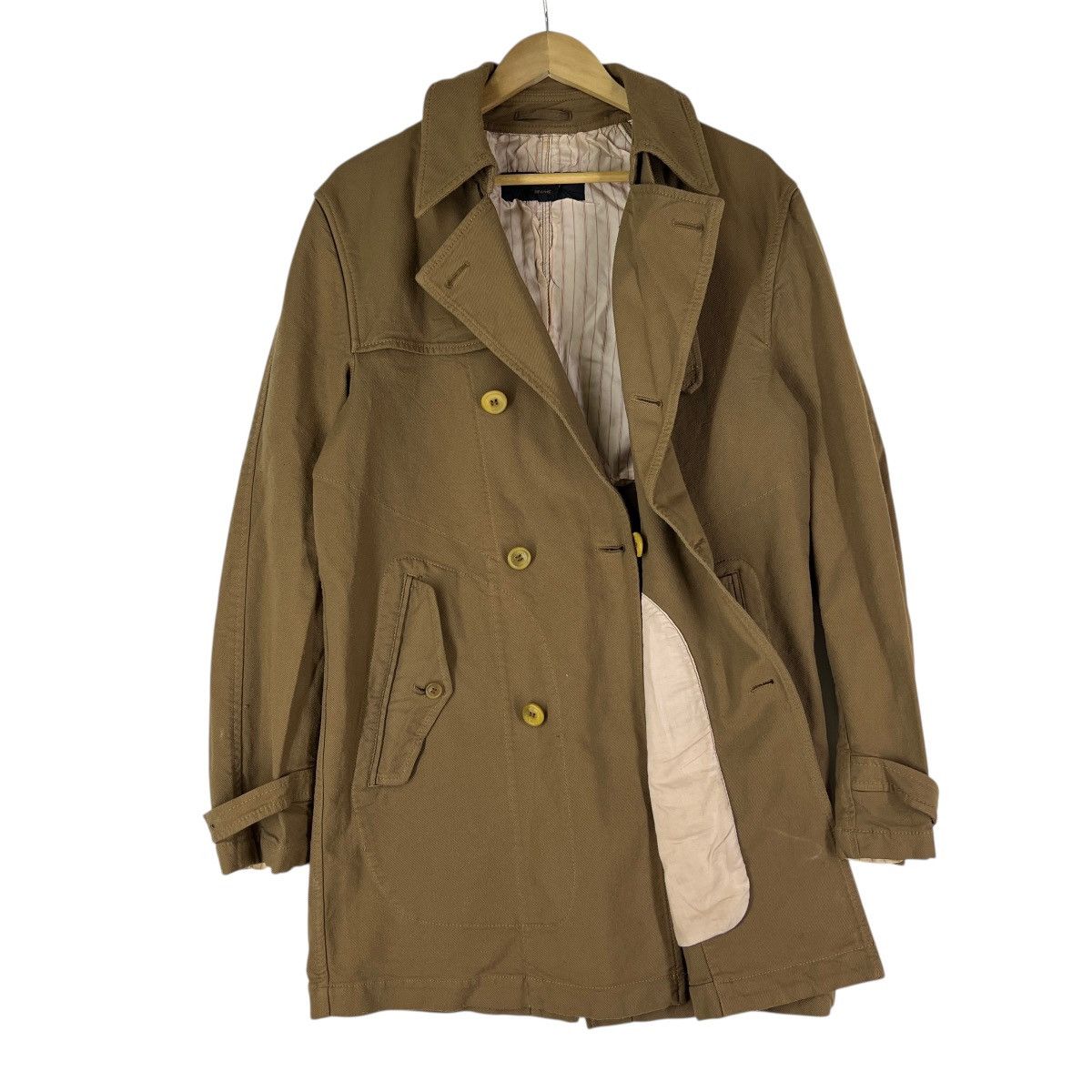Comme des Garcons Homme 🔥 Comme des Garcons Homme Double Breast Trench Coat Size US M / EU 48-50 / 2 - 6 Thumbnail