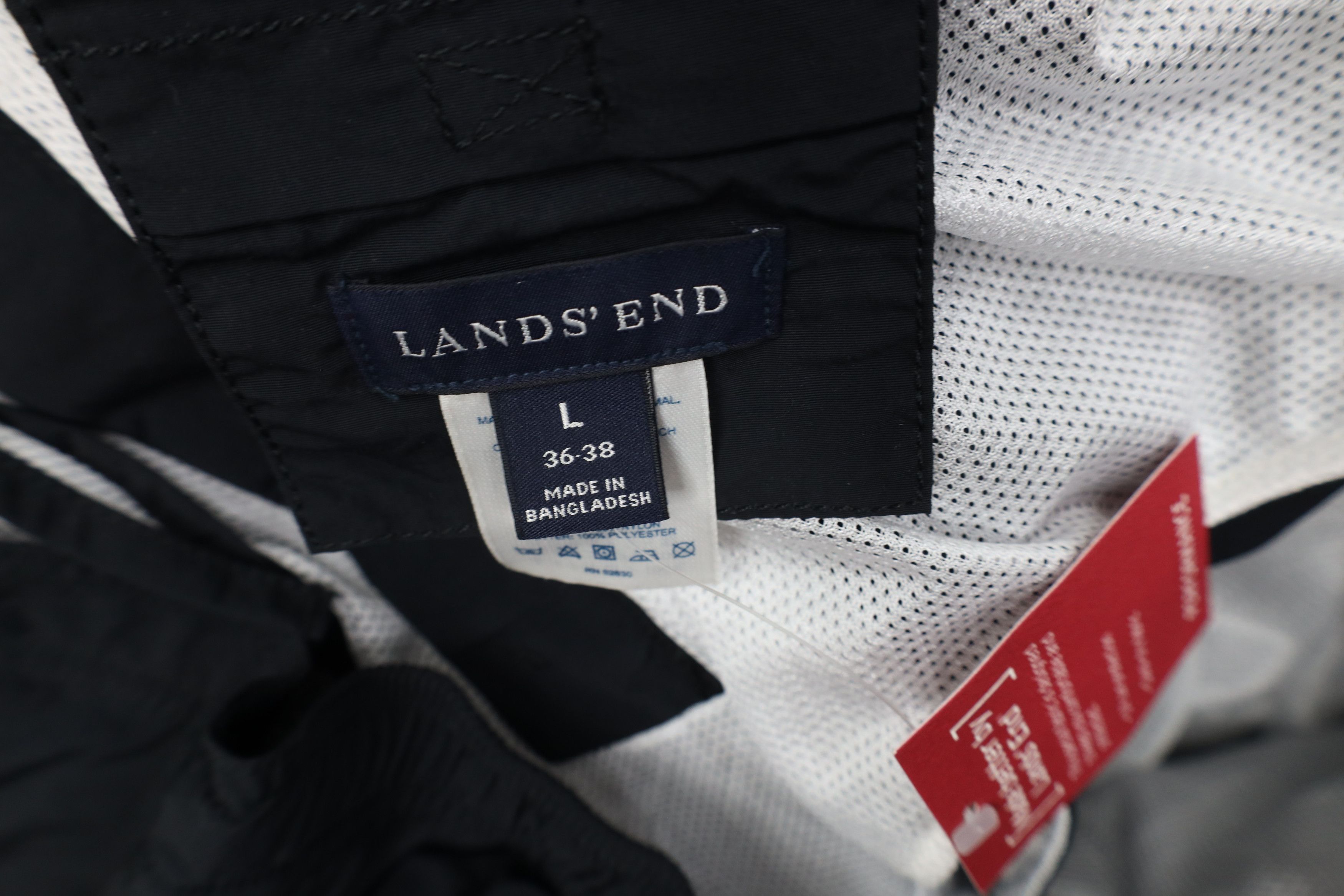 Lands' End Deadstock Vintage Y2K Lands End Lined Shorts Trekking Black Size US 34 / EU 50 - 10 Thumbnail