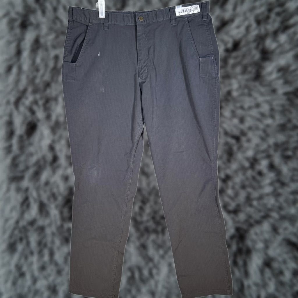 Carhartt VINTAGE Carhartt Pants Mens 38x30 Gray Ripstop Utility Relaxed Fit Carpenter Workwear Size US 38 / EU 54 - 1 Thumbnail