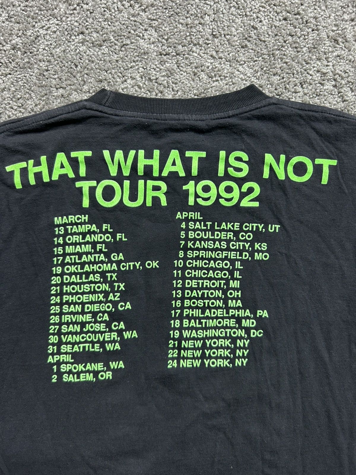 Vintage Vintage 90s PIL Public Image That What Is Not Shirt 1992 Size US L / EU 52-54 / 3 - 6 Thumbnail