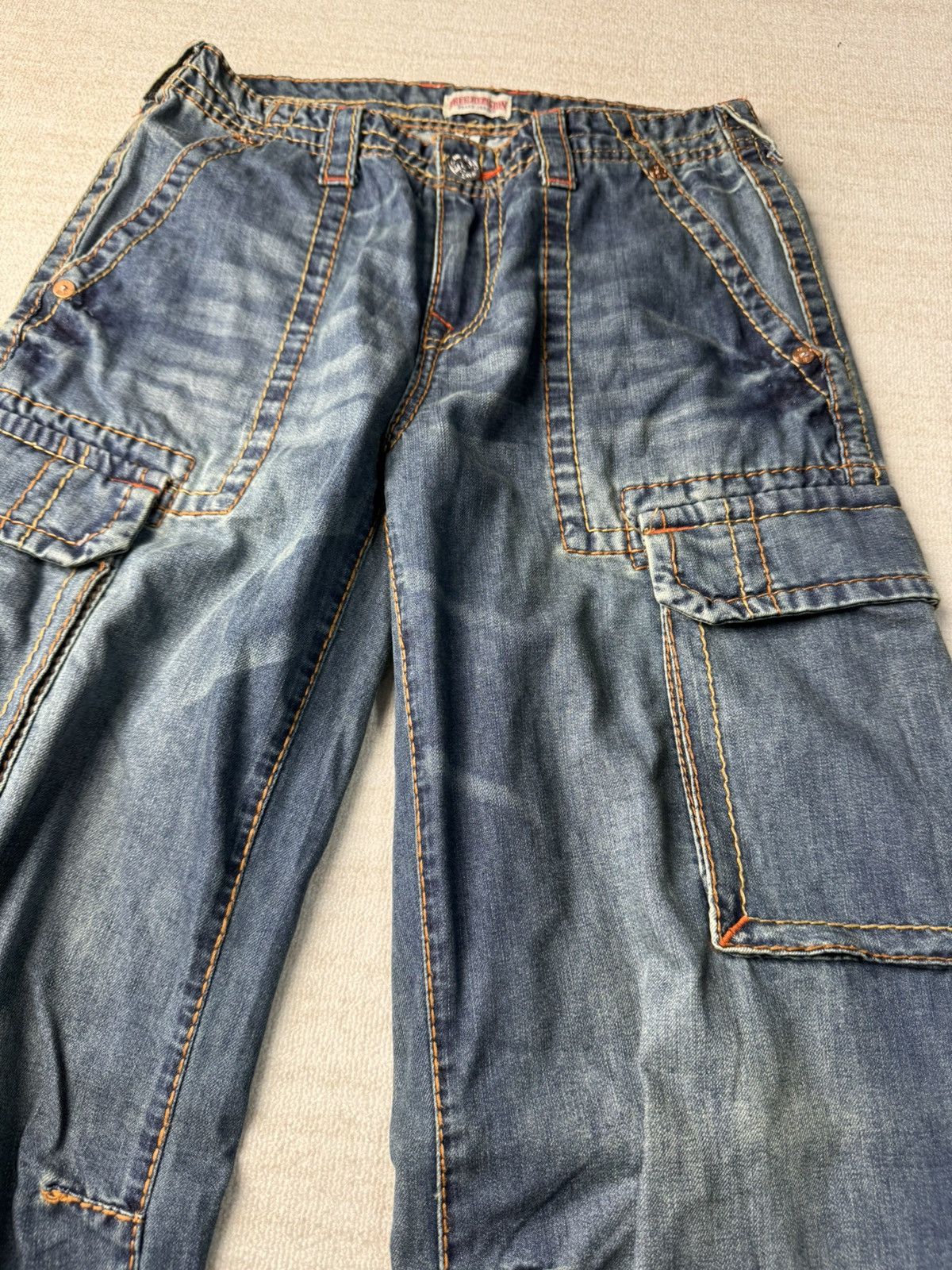 True Religion Denim cargo pants 26 Size 26" / US 2 / IT 38 - 4 Thumbnail