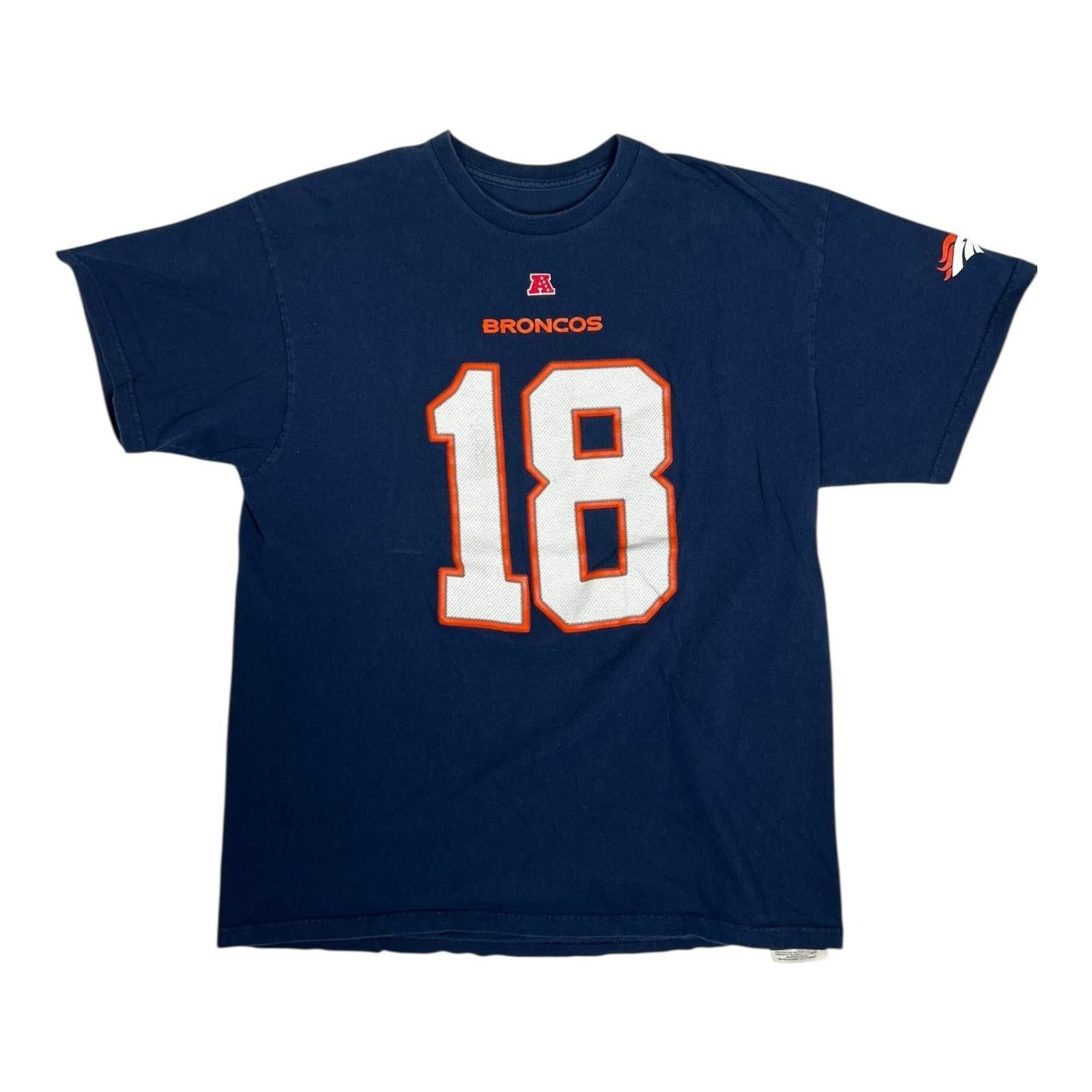 Other Denver Broncos T-Shirt Men's Medium Navy Blue NFL Football P Size US M / EU 48-50 / 2 - 2 Thumbnail