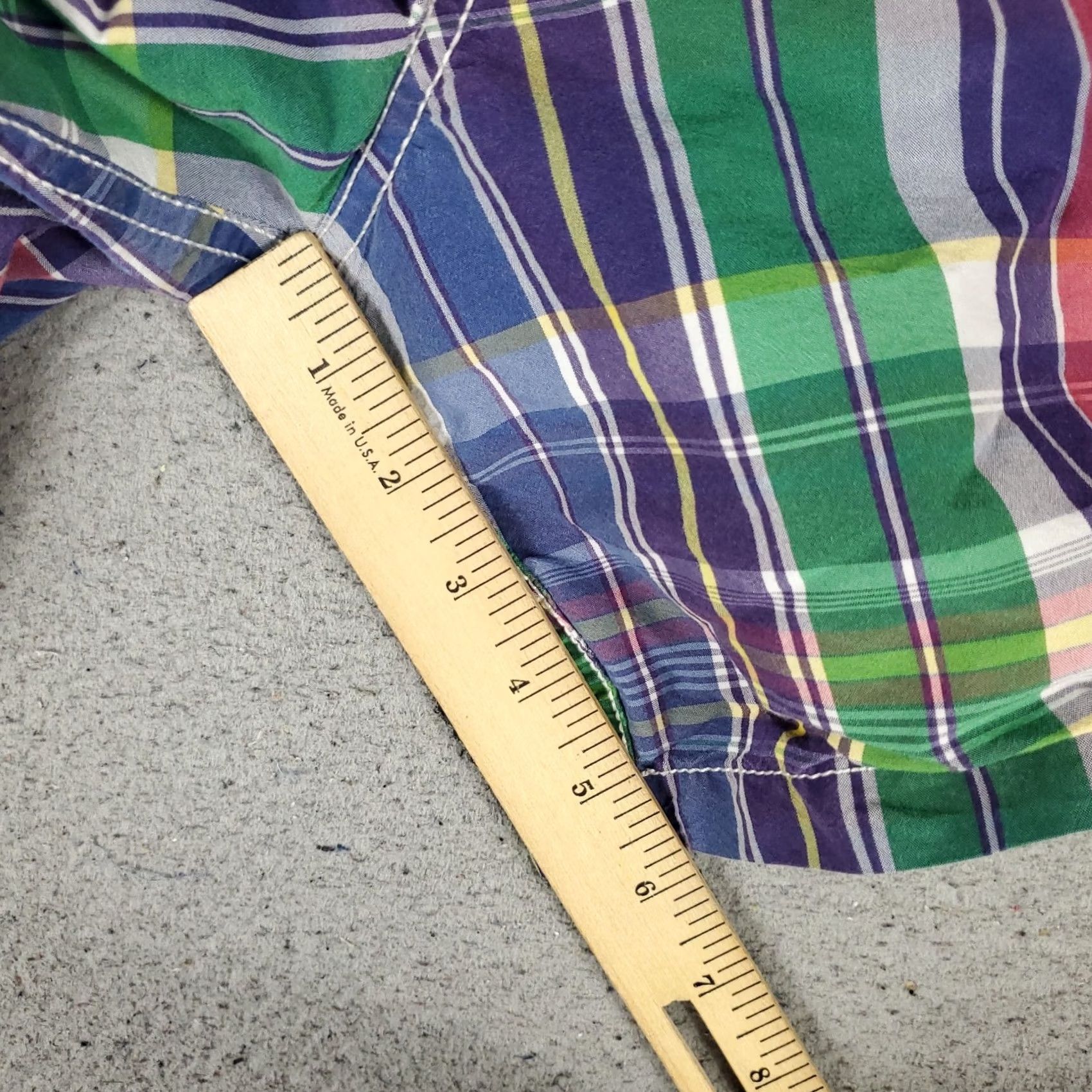 Polo Ralph Lauren Ralph Lauren Mens 3XB Blue Plaid Pony Lace Tie Board Shorts Swim Trunks Size US 39 - 6 Thumbnail