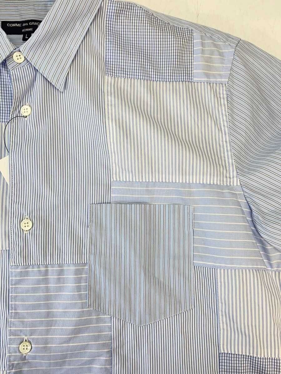 Comme des Garcons Homme 2022 Patchwork Shirt Size US L / EU 52-54 / 3 - 6 Thumbnail