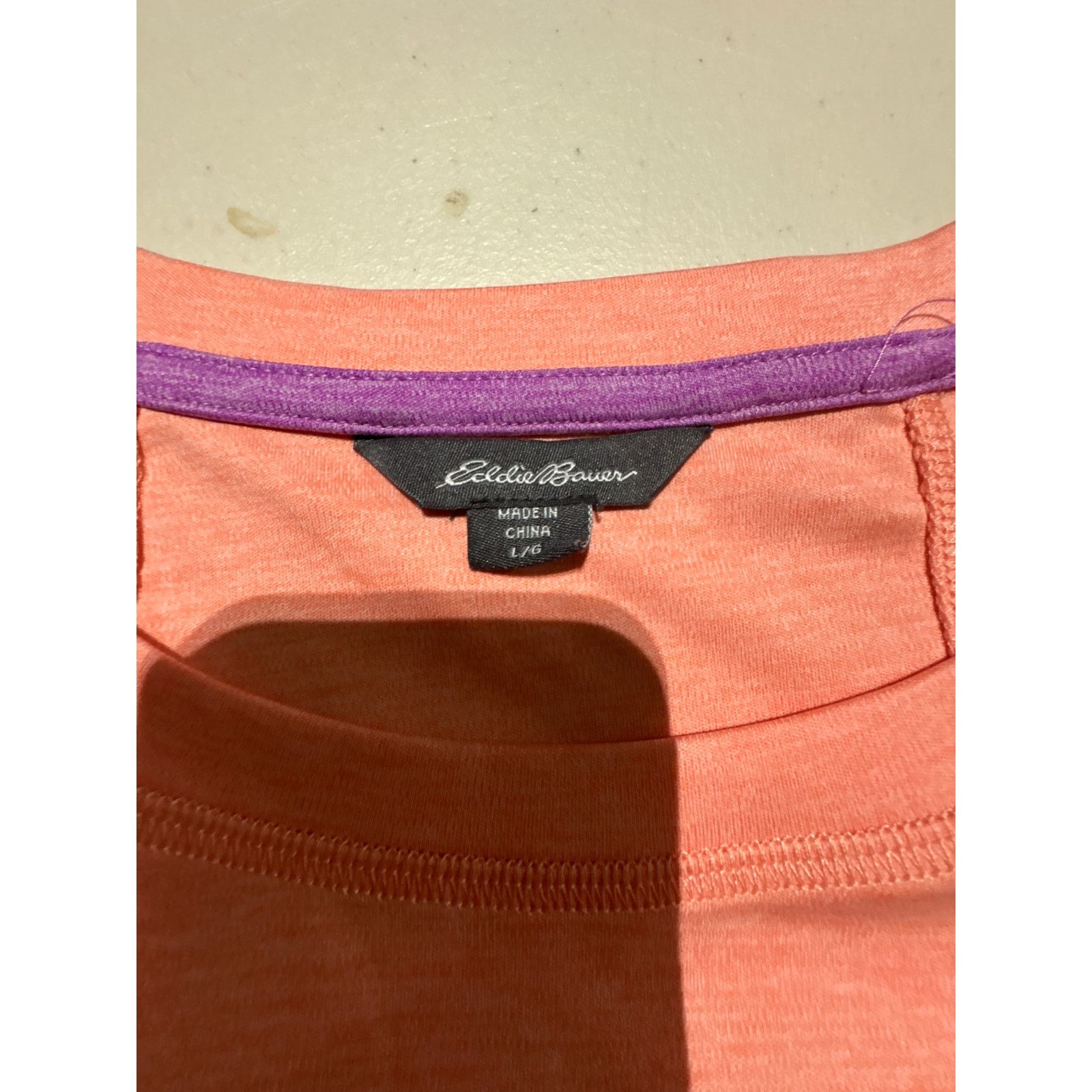 Eddie Bauer Eddie Bauer Women’s Large Coral Short Sleeve T-Shirt L Size L / US 10 / IT 46 - 2 Thumbnail