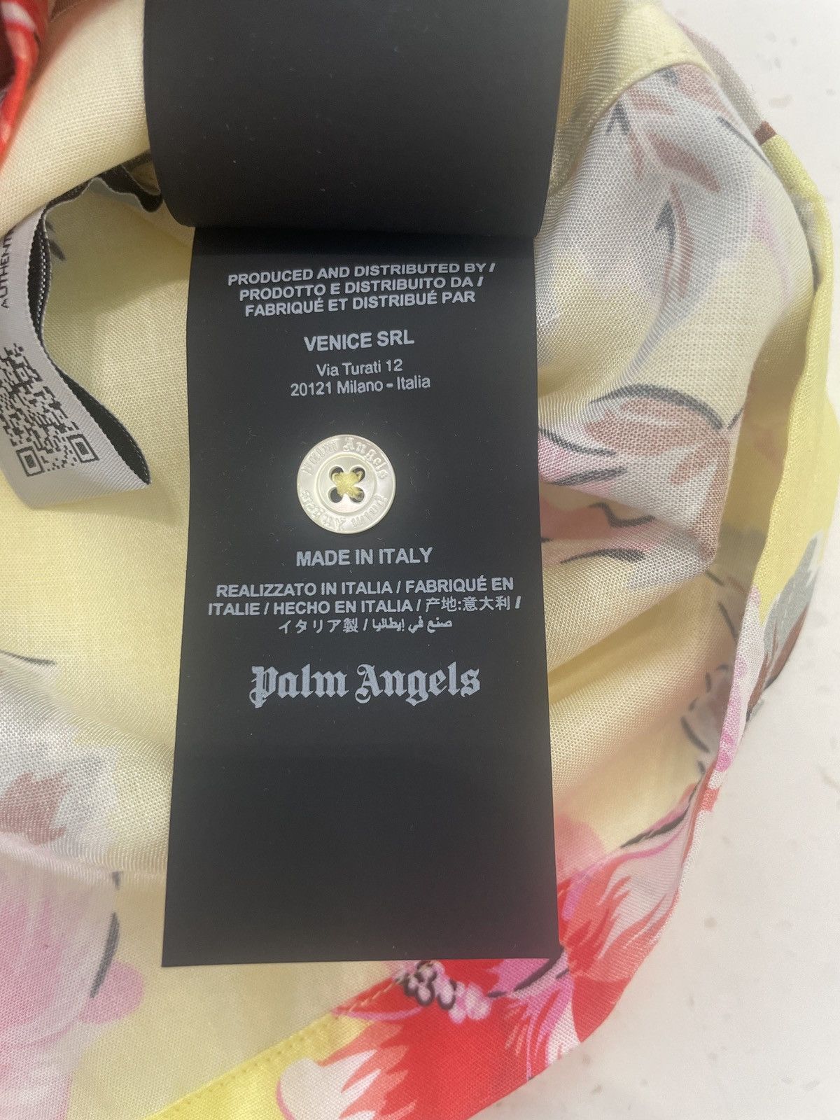 Palm Angels Palm Angels Allover Flower Print Button Up Shirt Size S Size US S / EU 44-46 / 1 - 5 Thumbnail