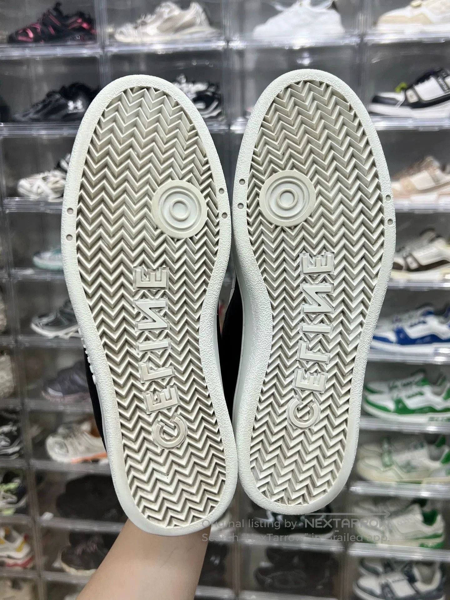 Celine celine mid-top sneakers black and white. Size US 9 / EU 42 - 7 Thumbnail