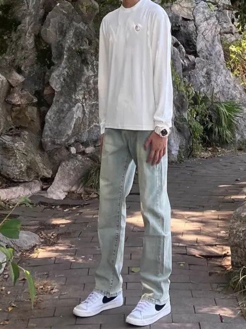 Japanese Brand Tomoko x Arisa Light Blue High Street Vintage Loose Jeans Size US 29 - 5 Thumbnail