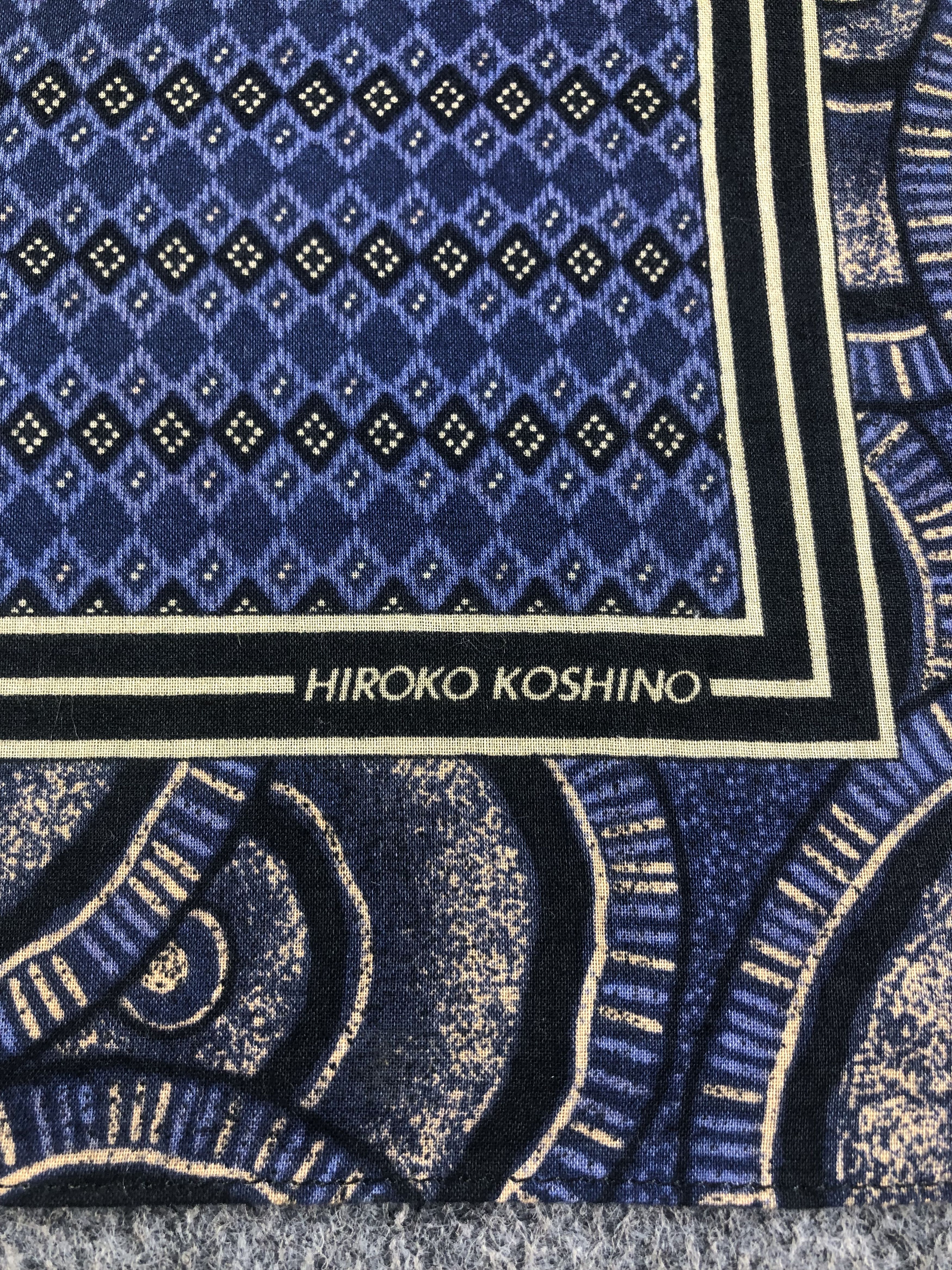 Hiroko Koshino Homme Hiroko Koshino Handkerchief / Bandana . Neckerchief C474 Size ONE SIZE - 5 Thumbnail