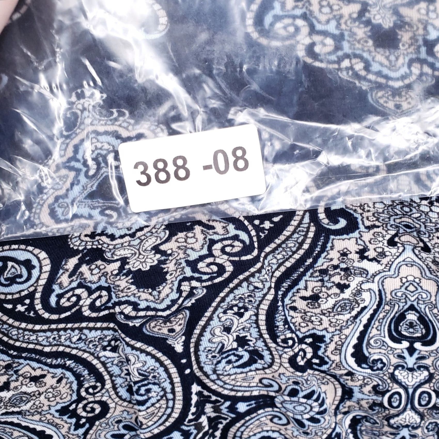 Vintage INC International Concepts Blouse Women Petite Blue Printed Wrap V-Neck Rayon 3/4 Sleeve Size M / US 6-8 / IT 42-44 - 7 Thumbnail