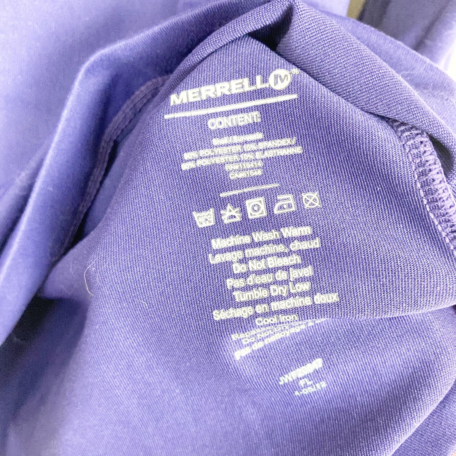 Merrell Merrell Optiwick Purple Long Sleeve Shirt Sz M Size M / US 6-8 / IT 42-44 - 3 Thumbnail