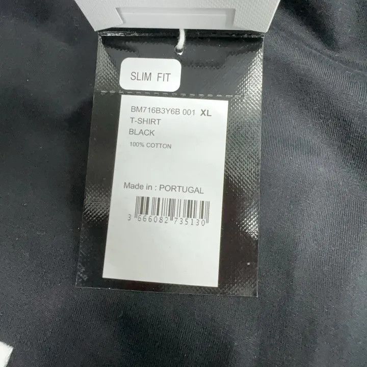 Givenchy Givenchy Givenchy Black Logo Embroidered Short Sleeve TShi Size US XL / EU 56 / 4 - 5 Thumbnail