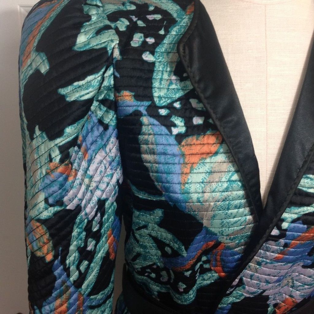 Other Vintage Pierre Labiche 100% Silk Puff Sleeve Jacket S Size S / US 4 / IT 40 - 5 Thumbnail