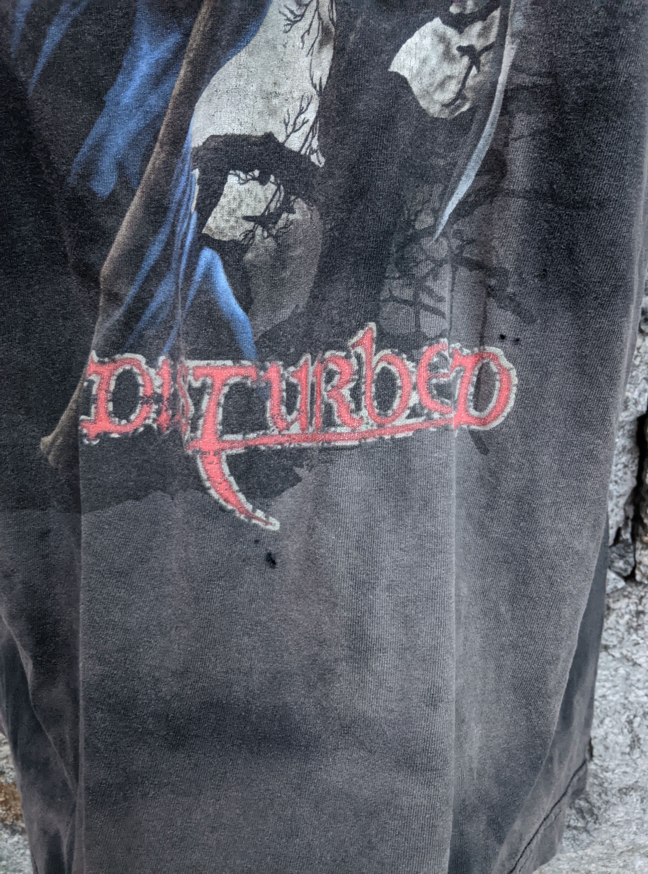 Band Tees Vintage thrashed disturbed metal distressed sun faded erd Size US XL / EU 56 / 4 - 2 Thumbnail