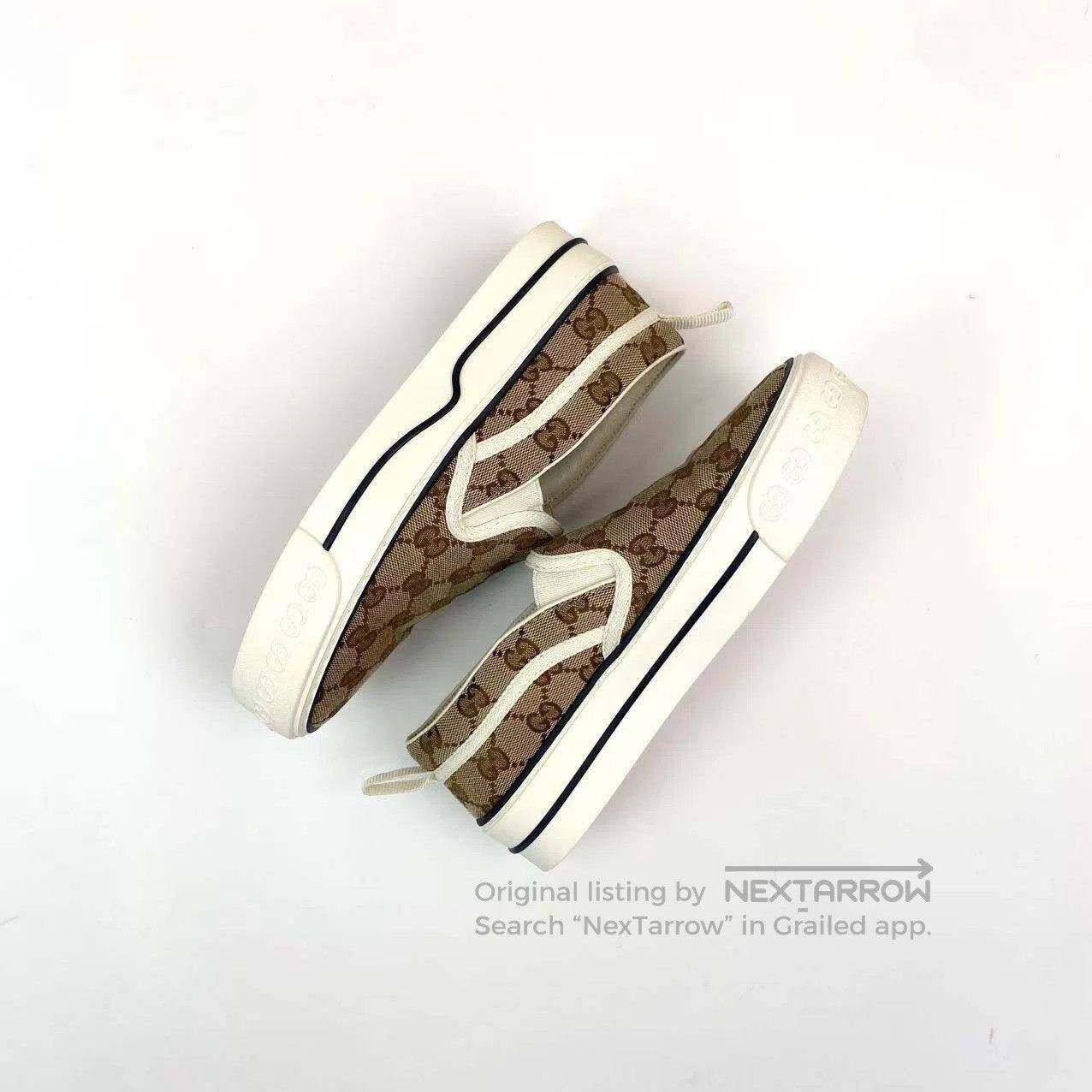 Gucci Guicci 1977 Old Flower Full Print Casual Shoes| Size US 5.5 / IT 35.5 - 3 Thumbnail